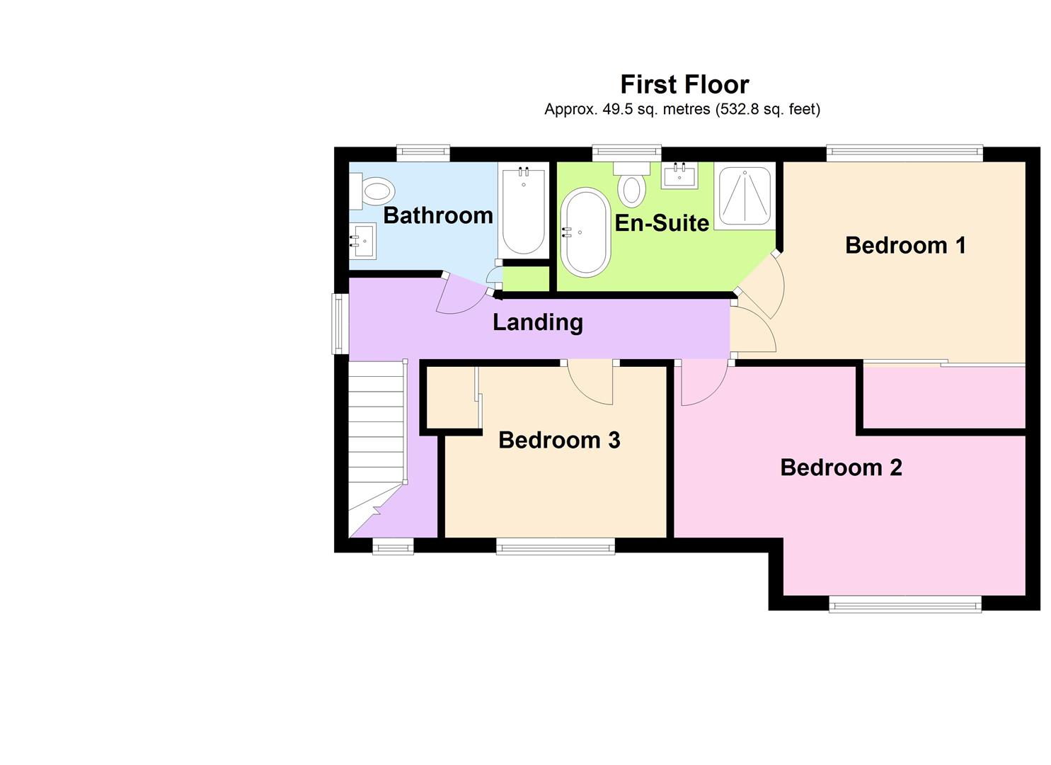 15, Cranleigh Close, Warrington floorplan