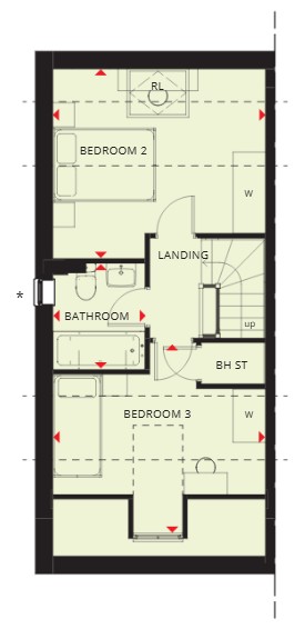 H8832478, Southern Cross, Wixams, Bedford floorplan