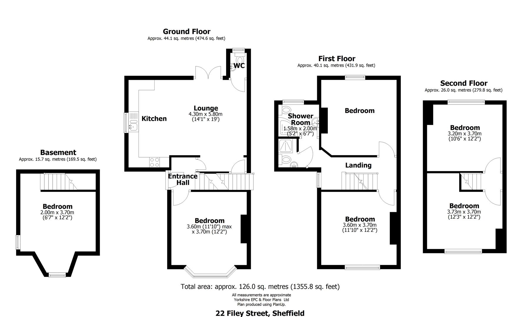 Filey Street, Sheffield floorplan