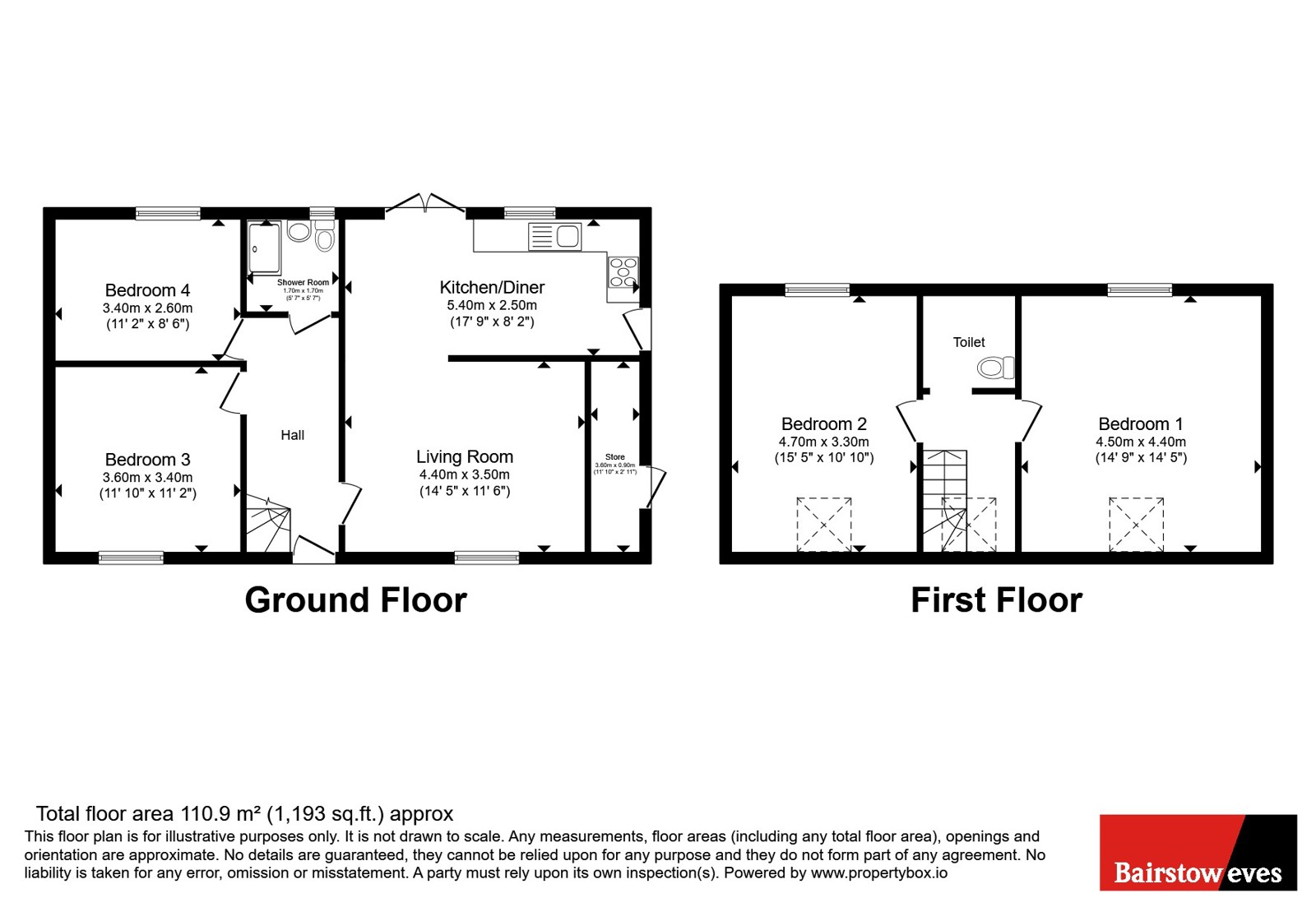 6, Averton Square, Nottingham floorplan