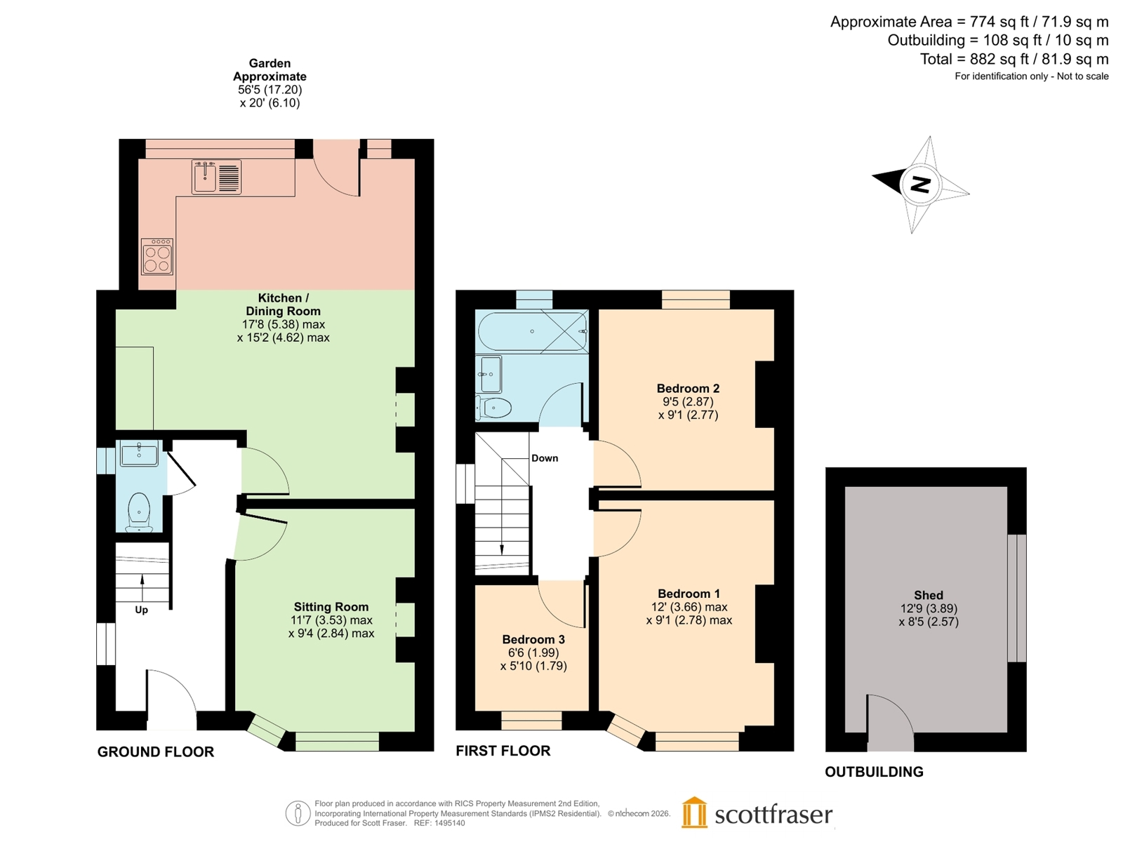 36, Old Marston Road, Oxford floorplan