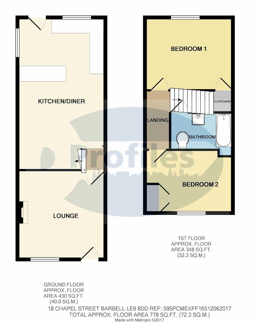 18, Chapel Street, Barwell floorplan