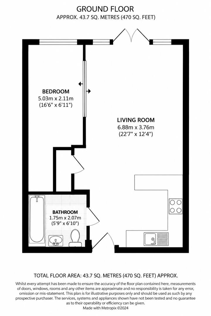 3 Kensington House, Park Lodge Avenue, West Drayton floorplan