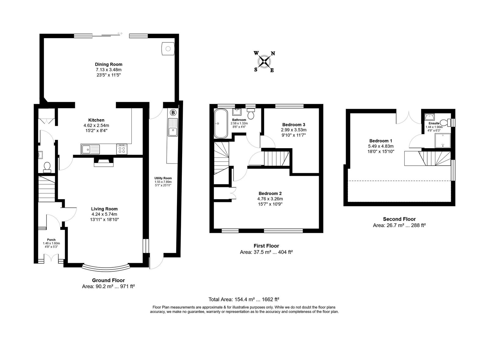 35, Cleveland Crescent, Borehamwood floorplan