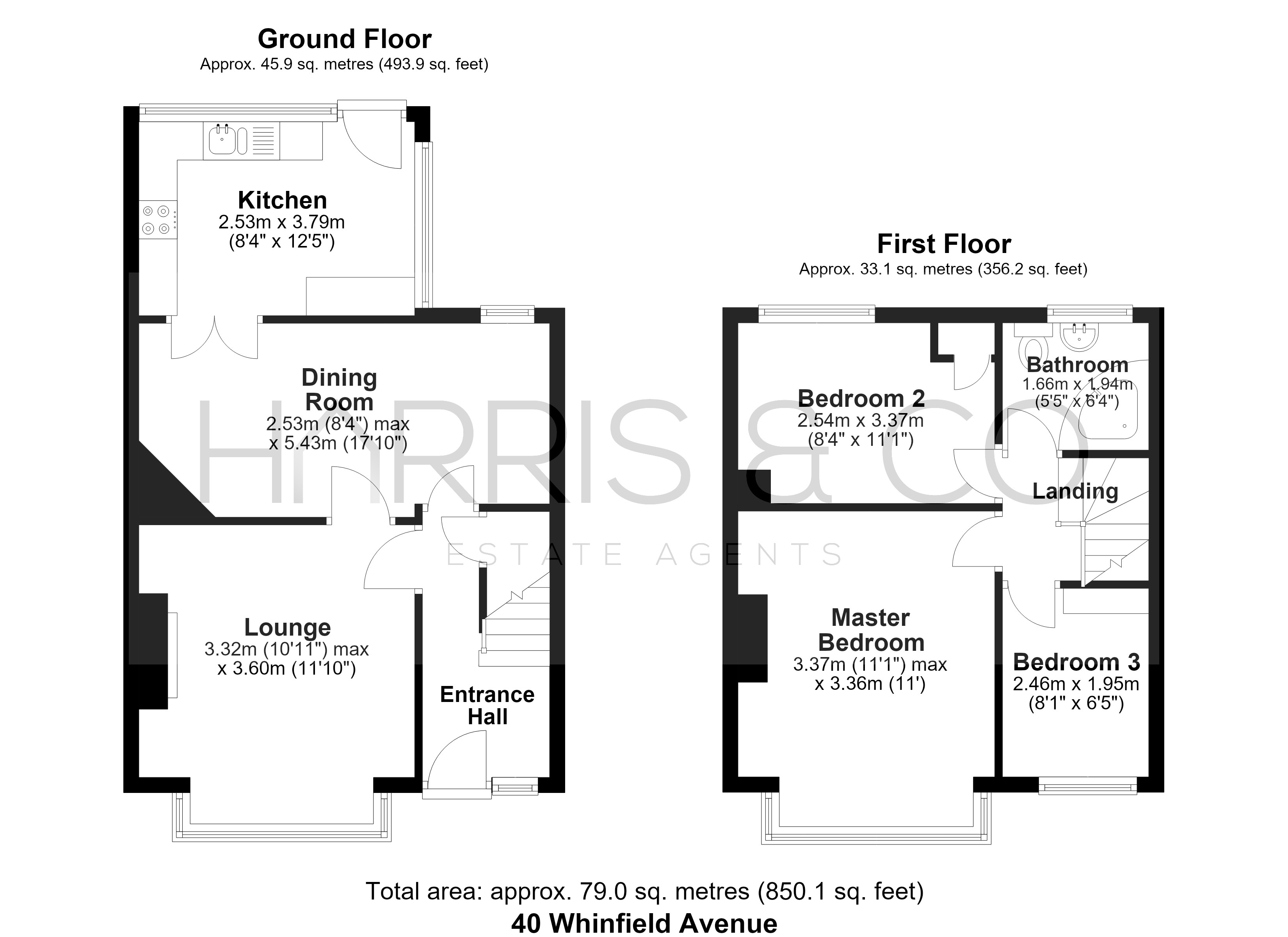 Whinfield Avenue, Lancashire floorplan