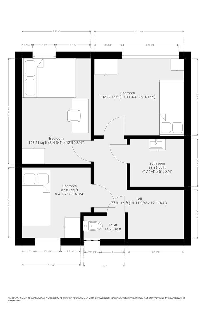26, Abbotsbury Close, Manchester floorplan