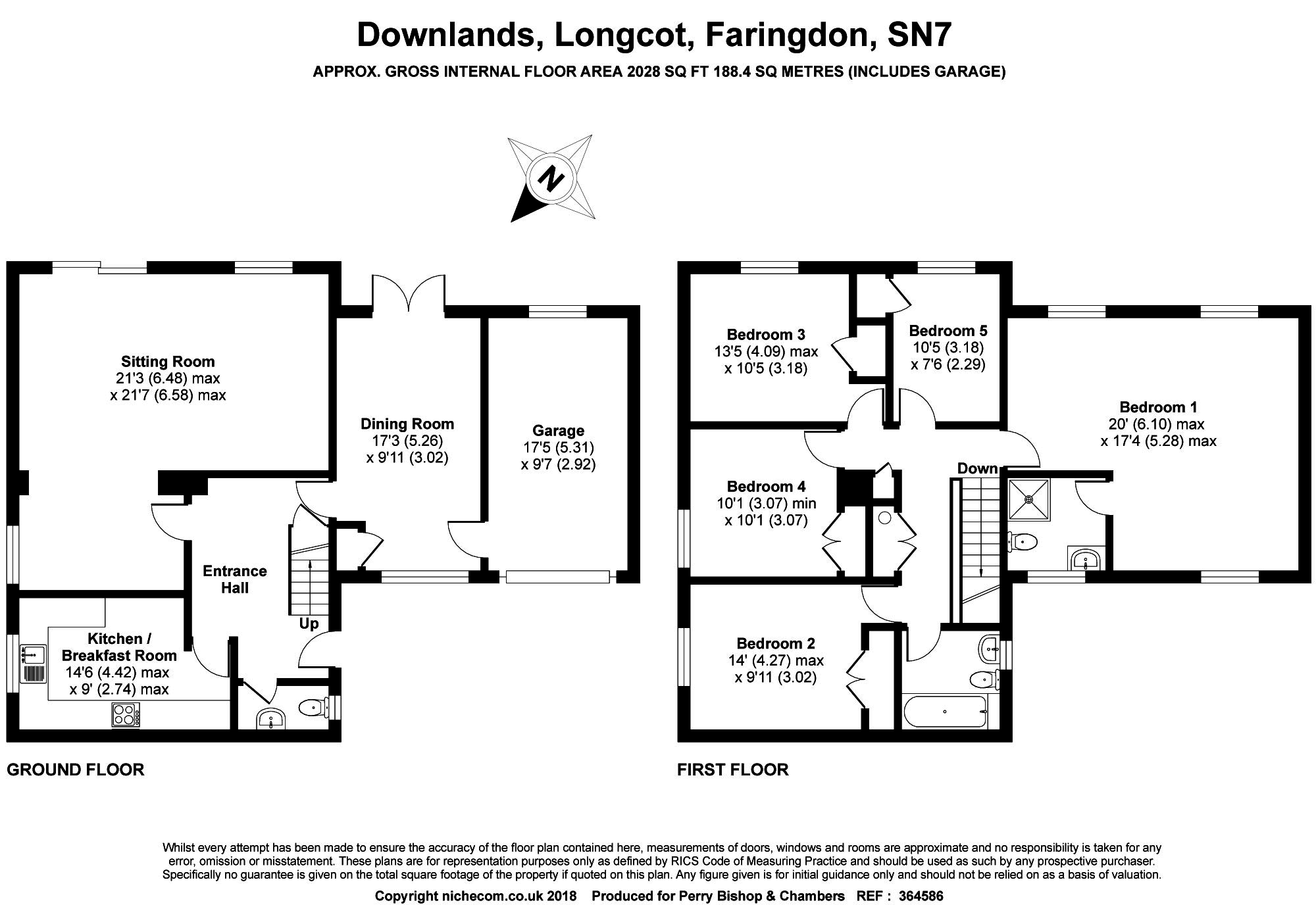 5 Bedrooms Detached house for sale in Downlands, Longcot, Faringdon SN7