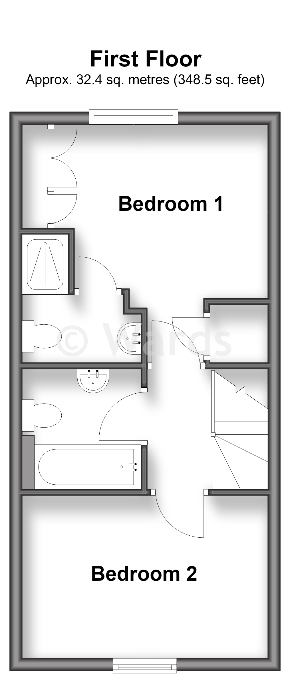 6, Colemans Close, Ashford floorplan