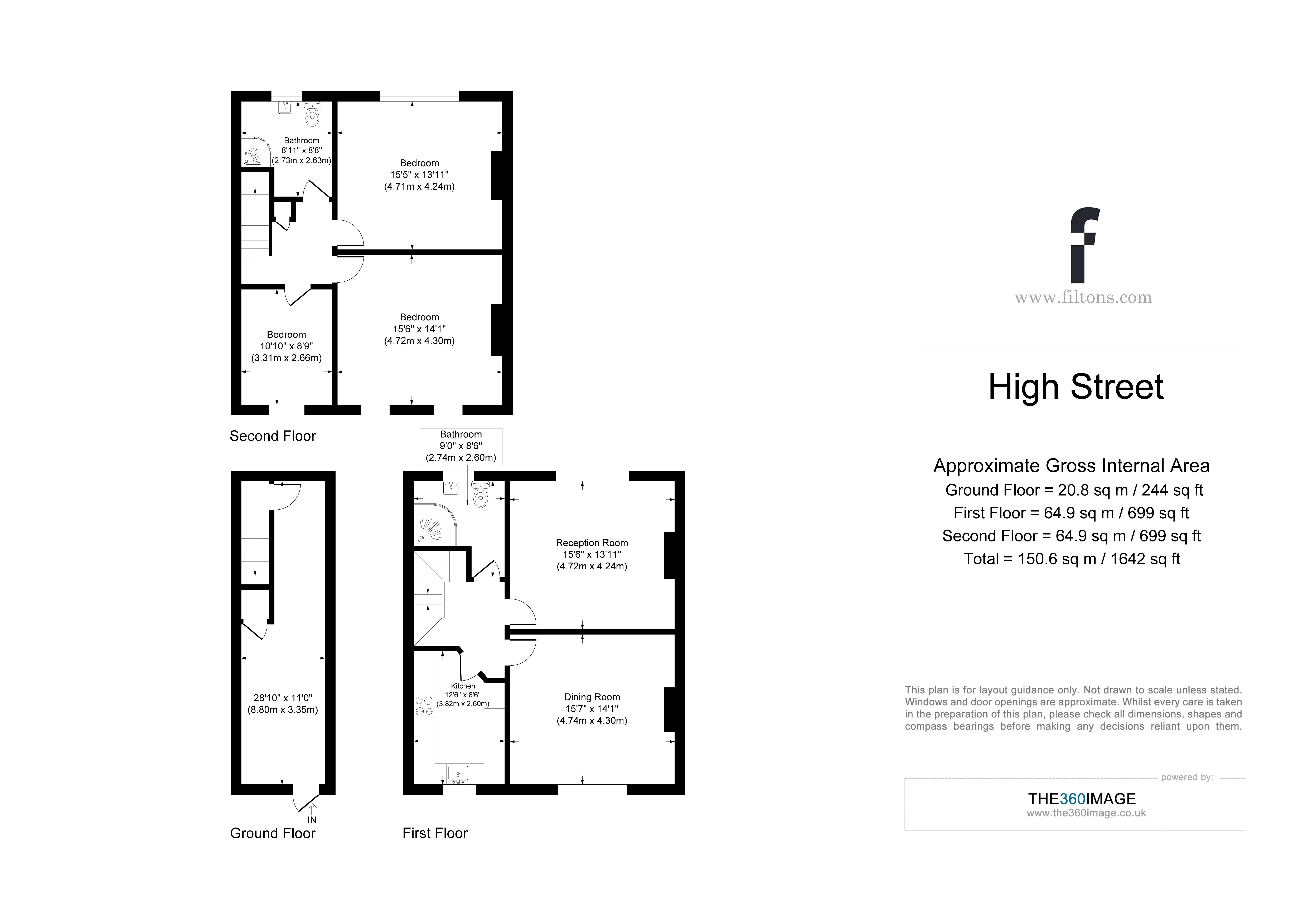 190a, High Street, London floorplan