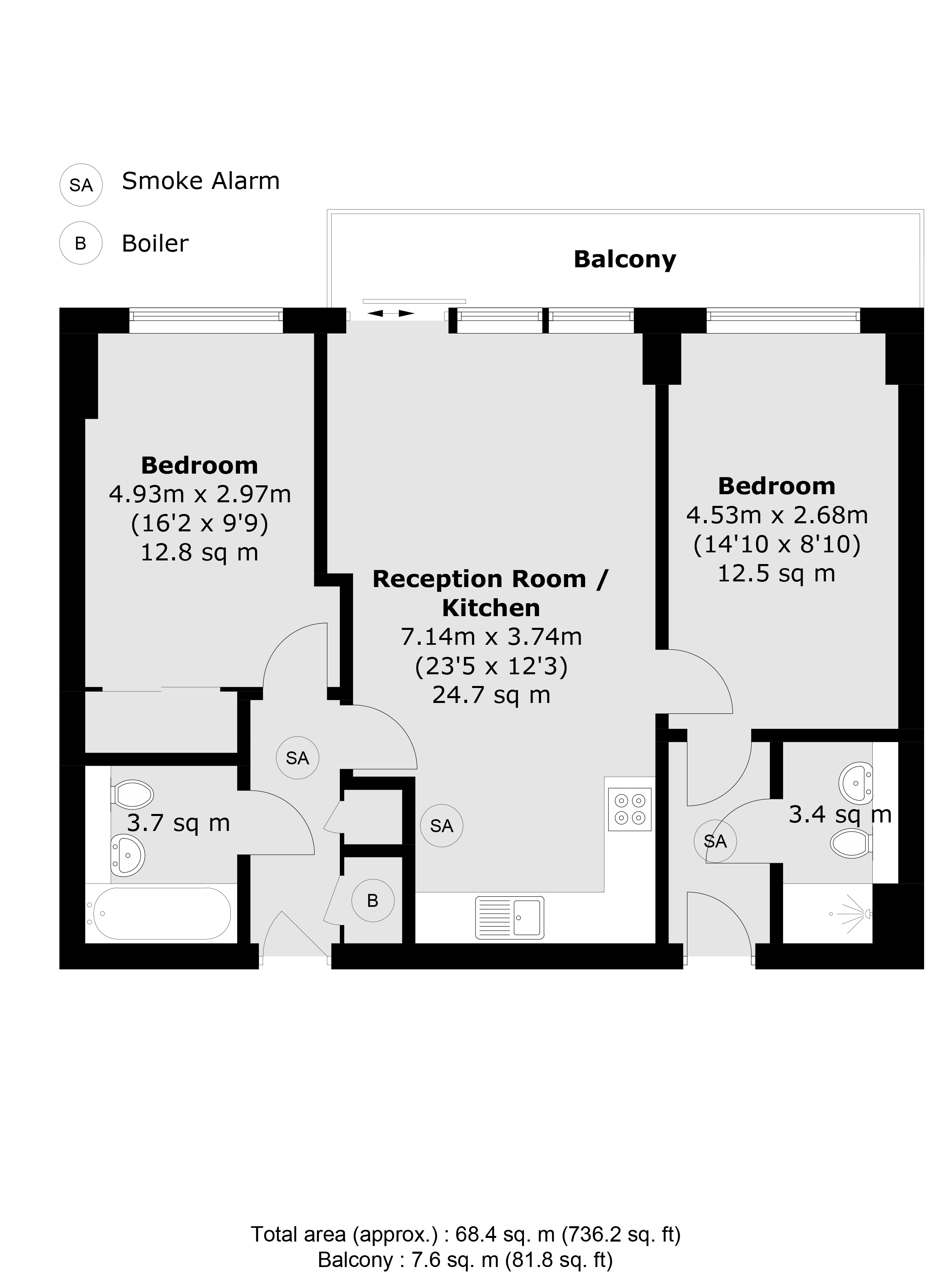 California Building, London floorplan