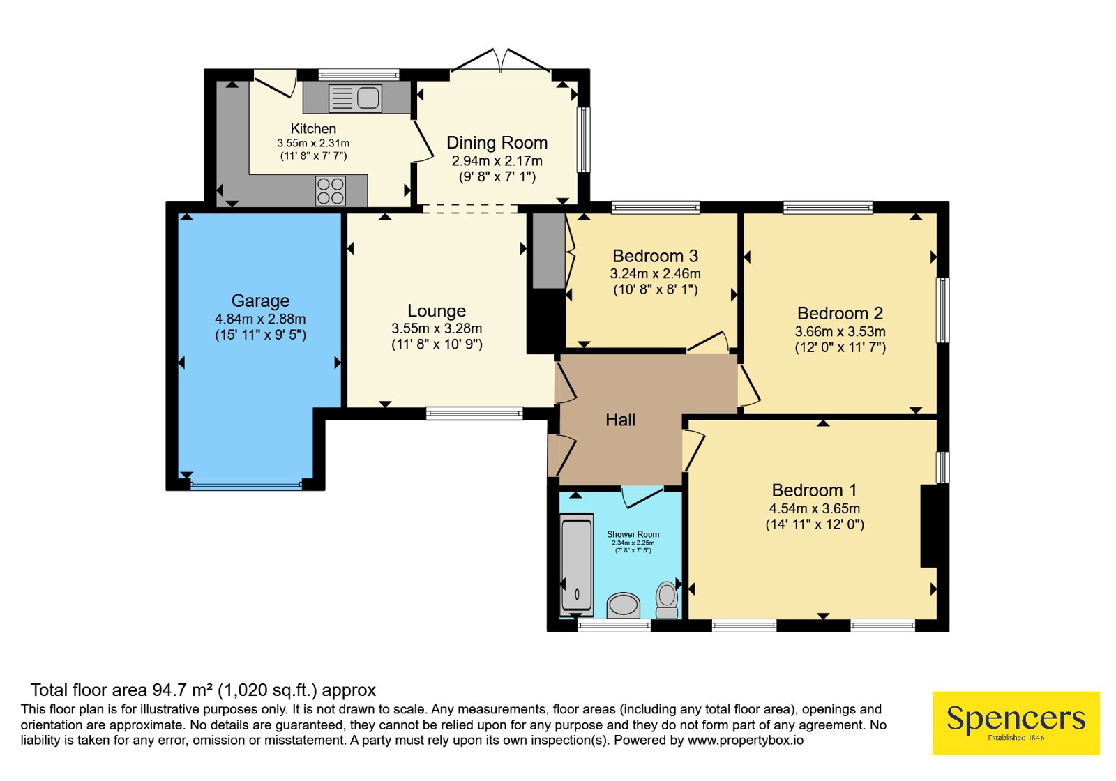 40, Little Glen Road, Leicestershire floorplan