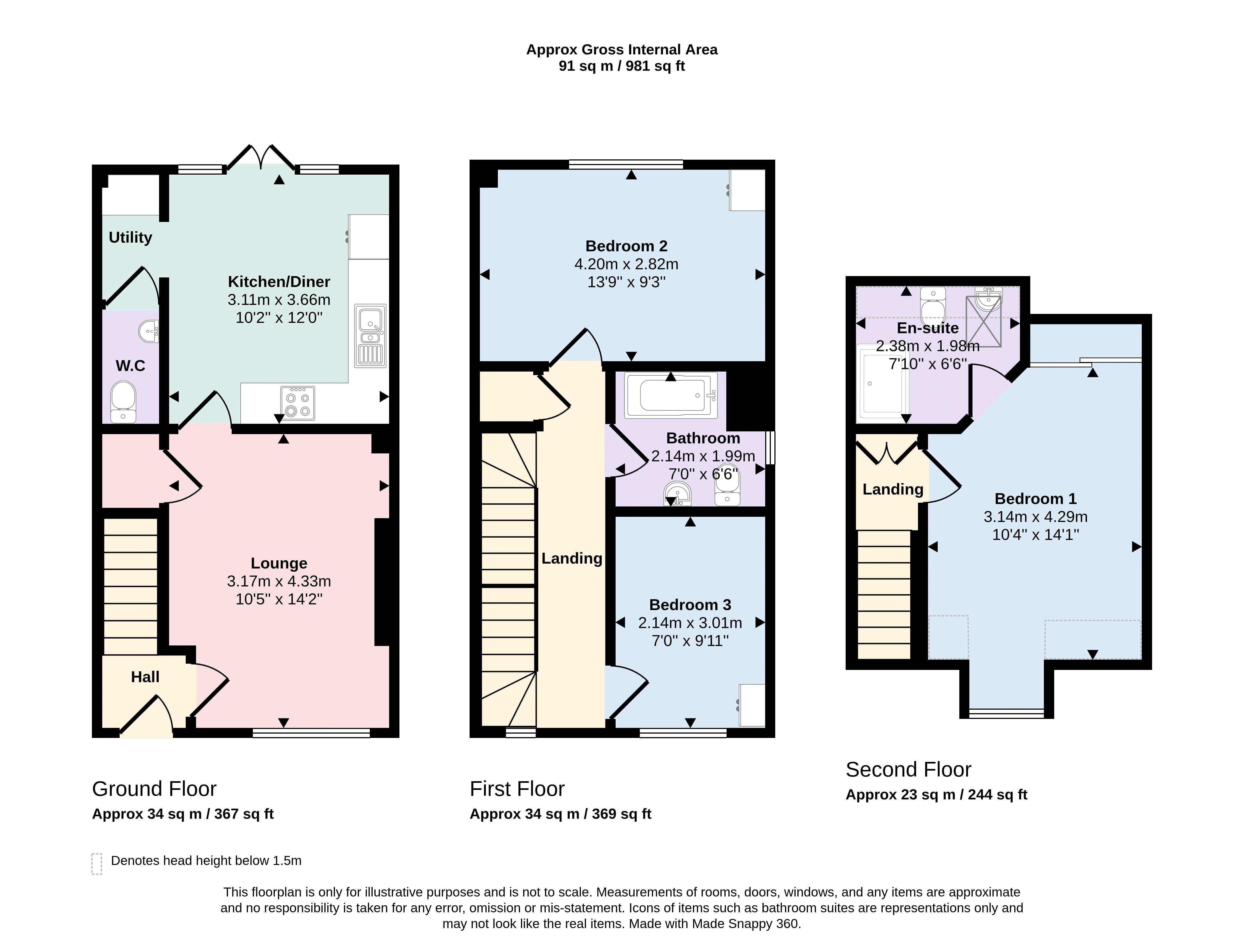 10, Bay Gardens, Melksham floorplan