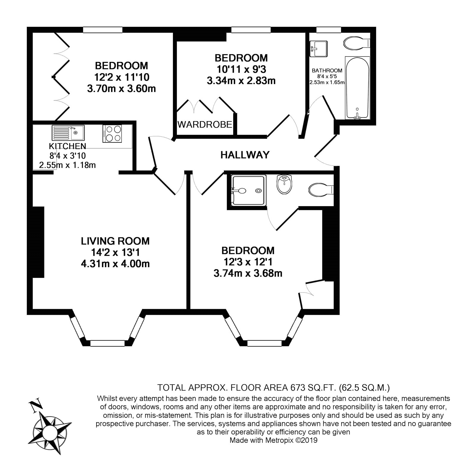 3 Bedrooms Flat to rent in Holmdale Road, West Hampstead NW6