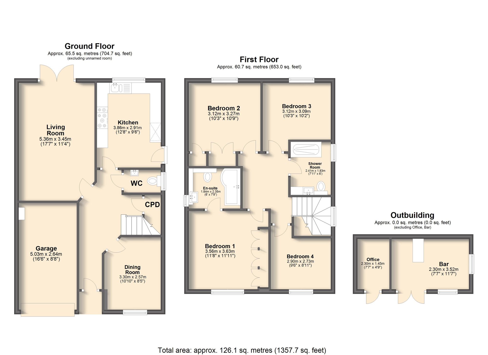 1a Allpits Road, Chesterfield floorplan