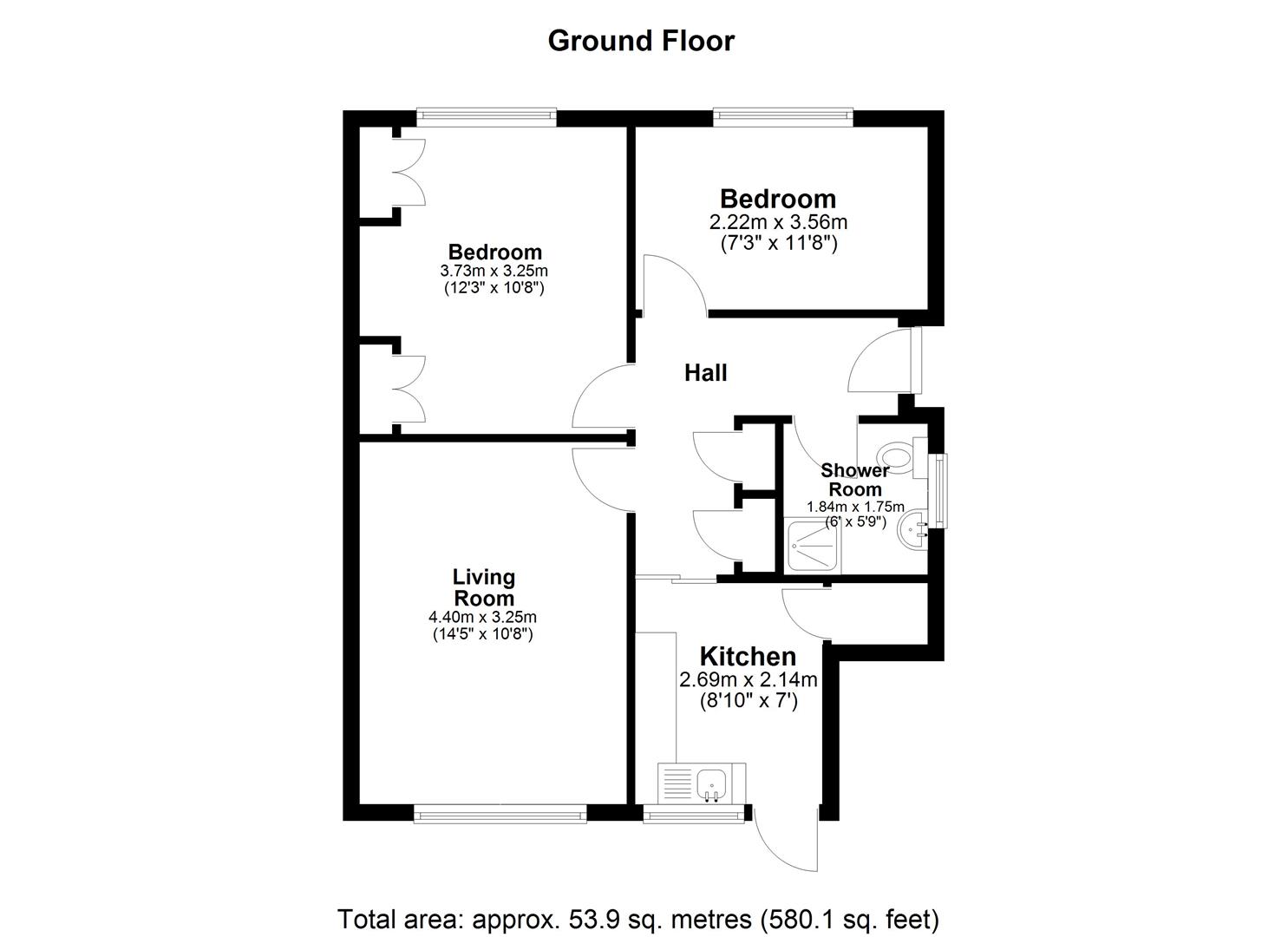 3 The Gardens, Stockett Lane, Maidstone floorplan