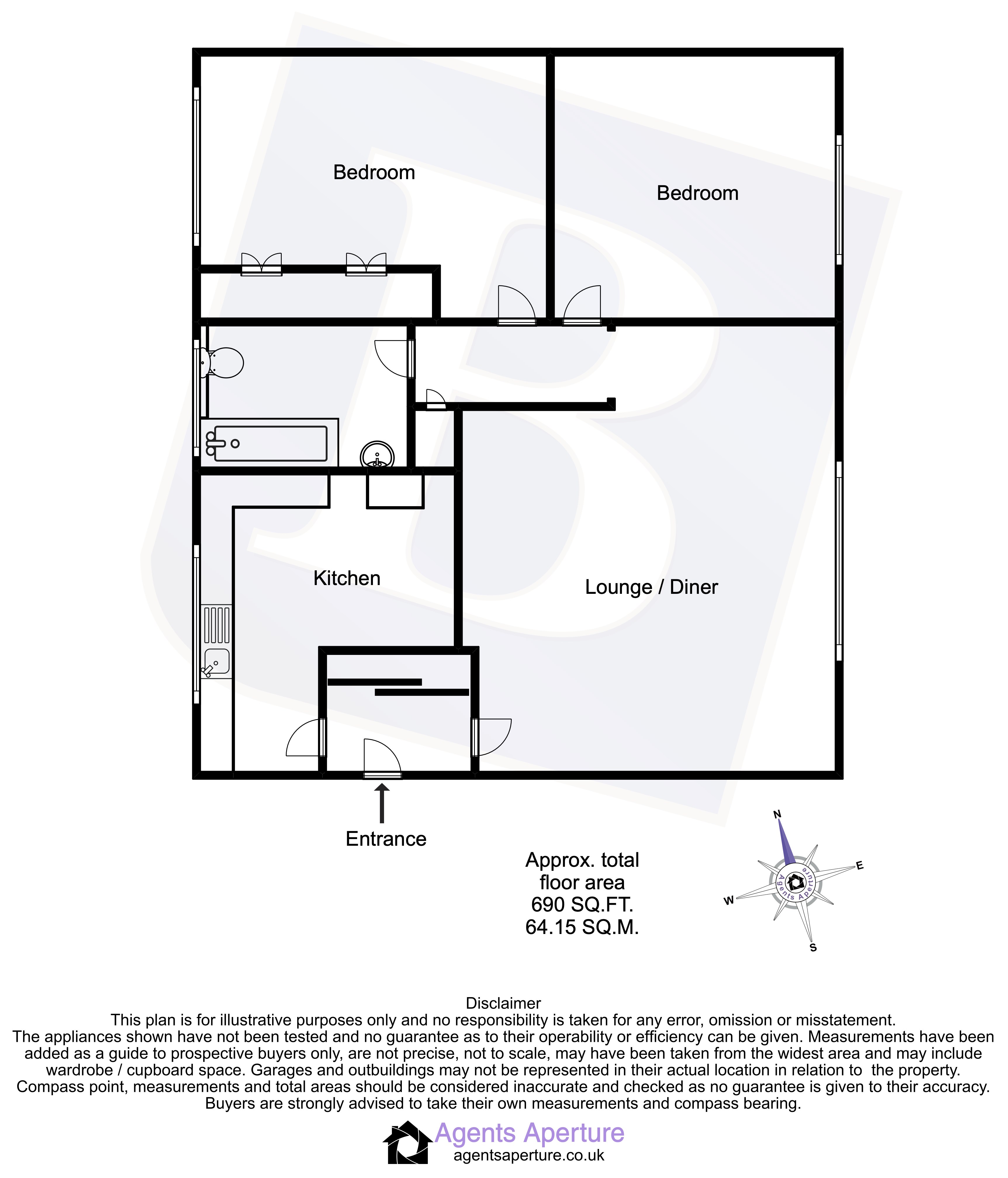 14, Stirling Close, Rainham floorplan