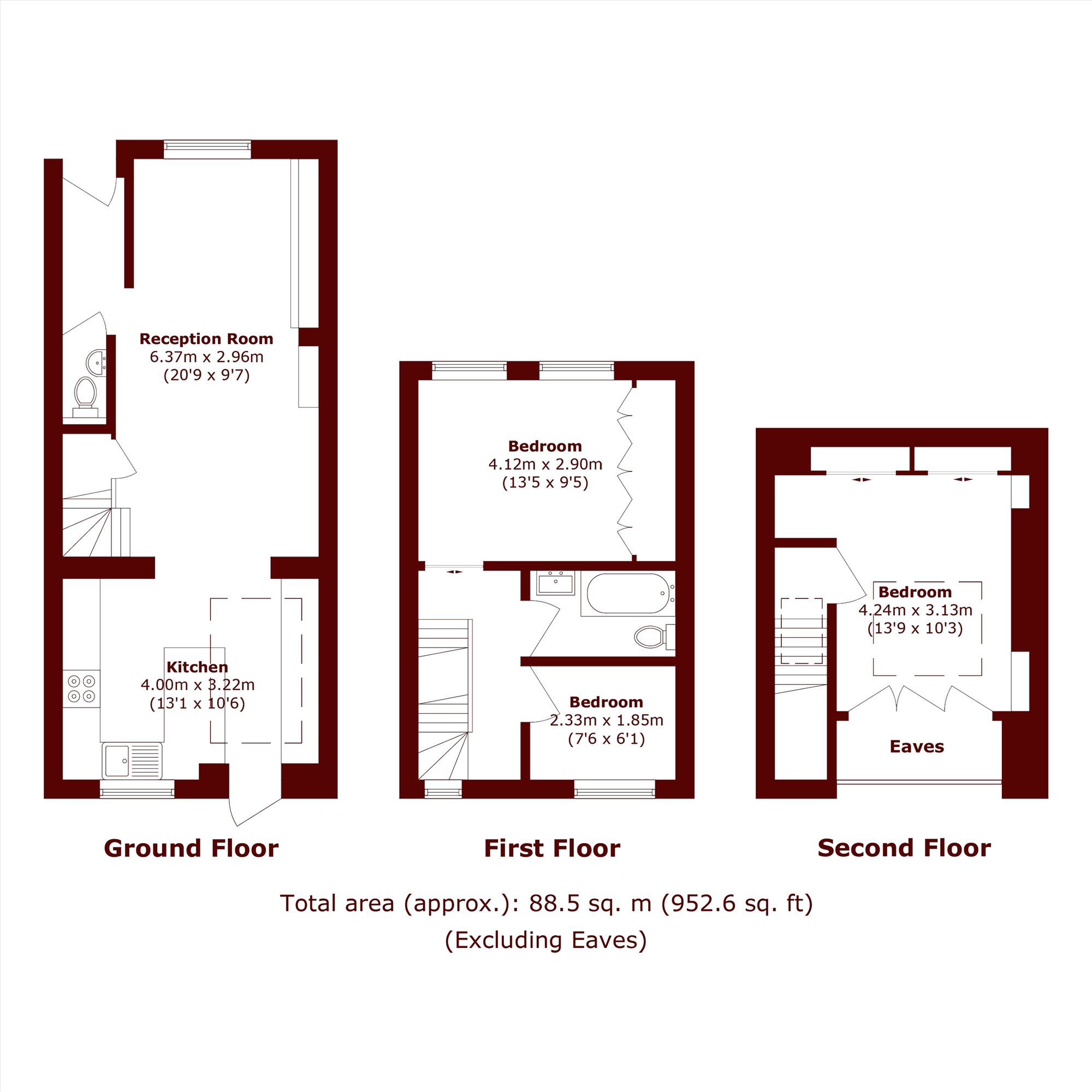 23, Lothrop Street, London floorplan