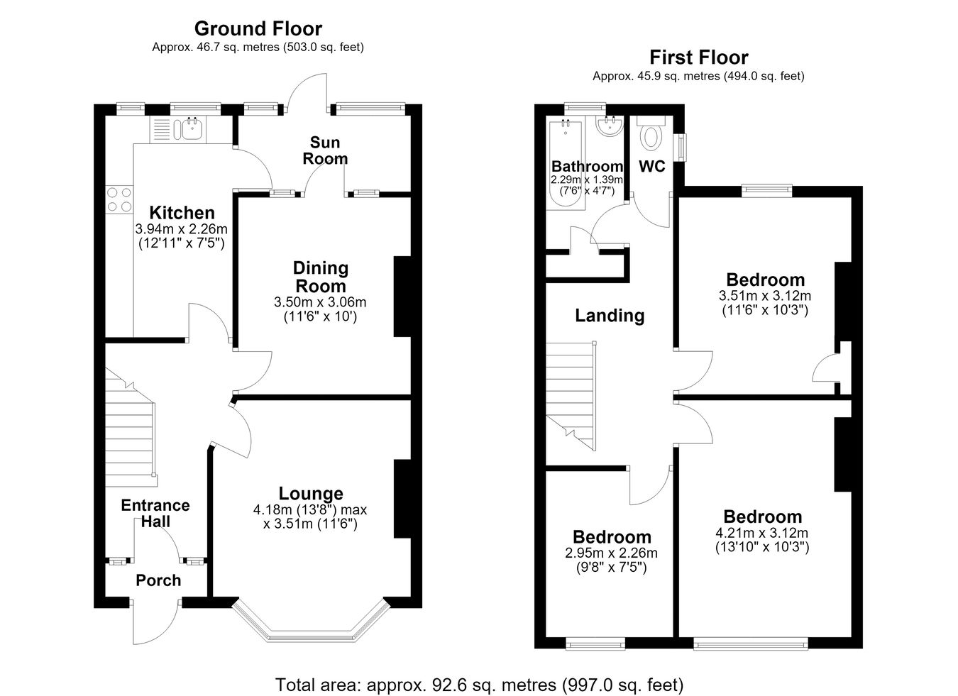 25, Hawkins Road, Folkestone floorplan