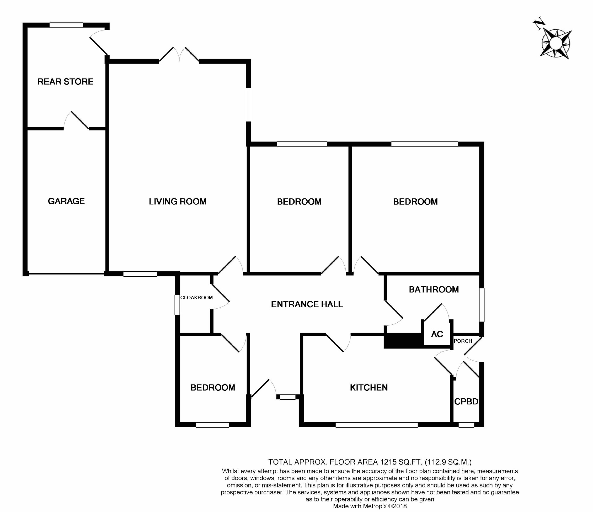 3 Bedrooms Detached bungalow for sale in Victoria Road, Ledbury, Herefordshire HR8