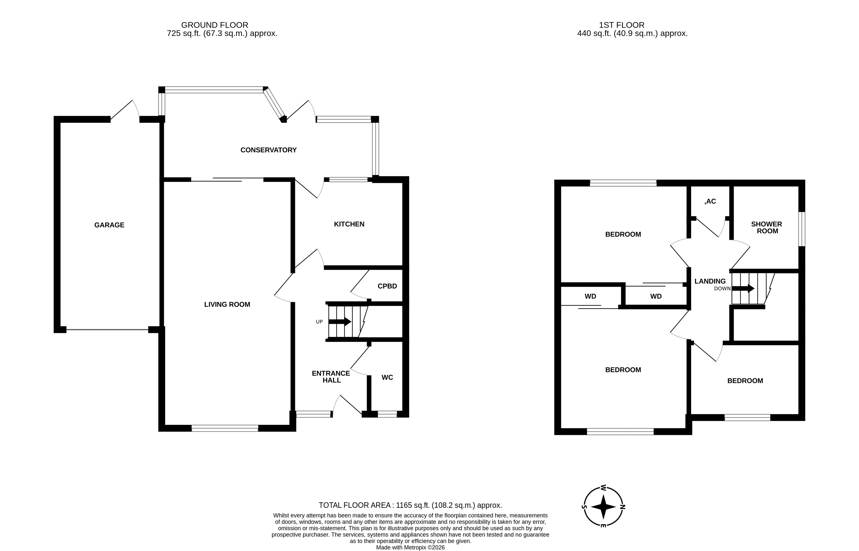60, Churchill Meadows, Herefordshire floorplan
