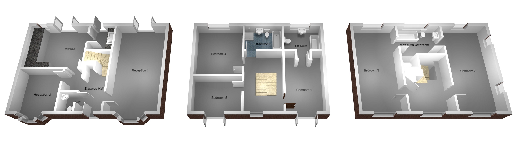 5 Bedrooms Town house for sale in Lon Yr Ardd, Coity, Bridgend. CF35