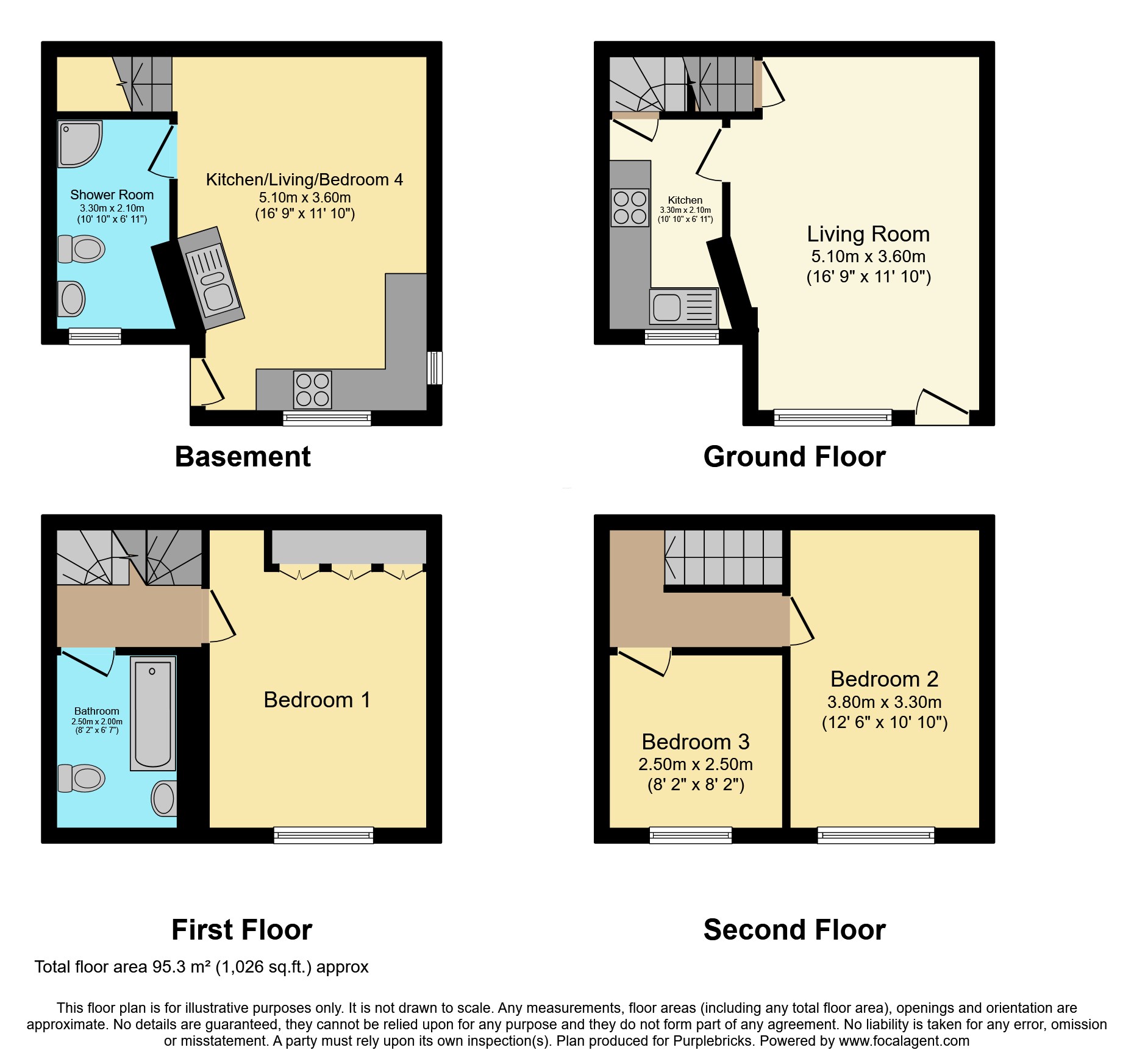 17, Copperfield Grove, Leeds floorplan