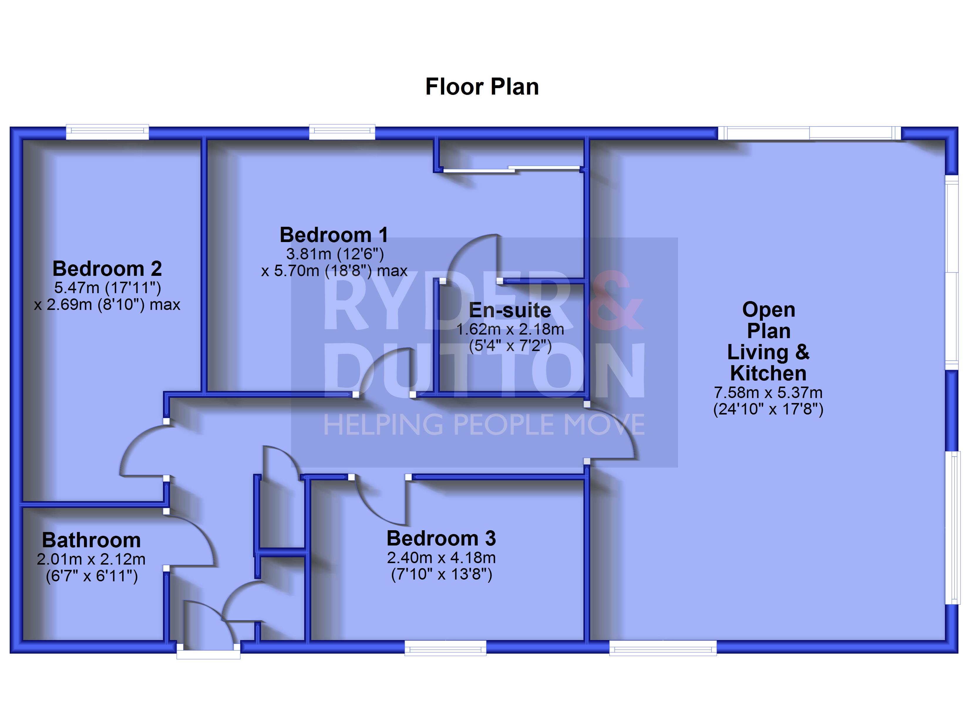 54 Bridgewater House,, Bridgewater Wharf, Manchester floorplan