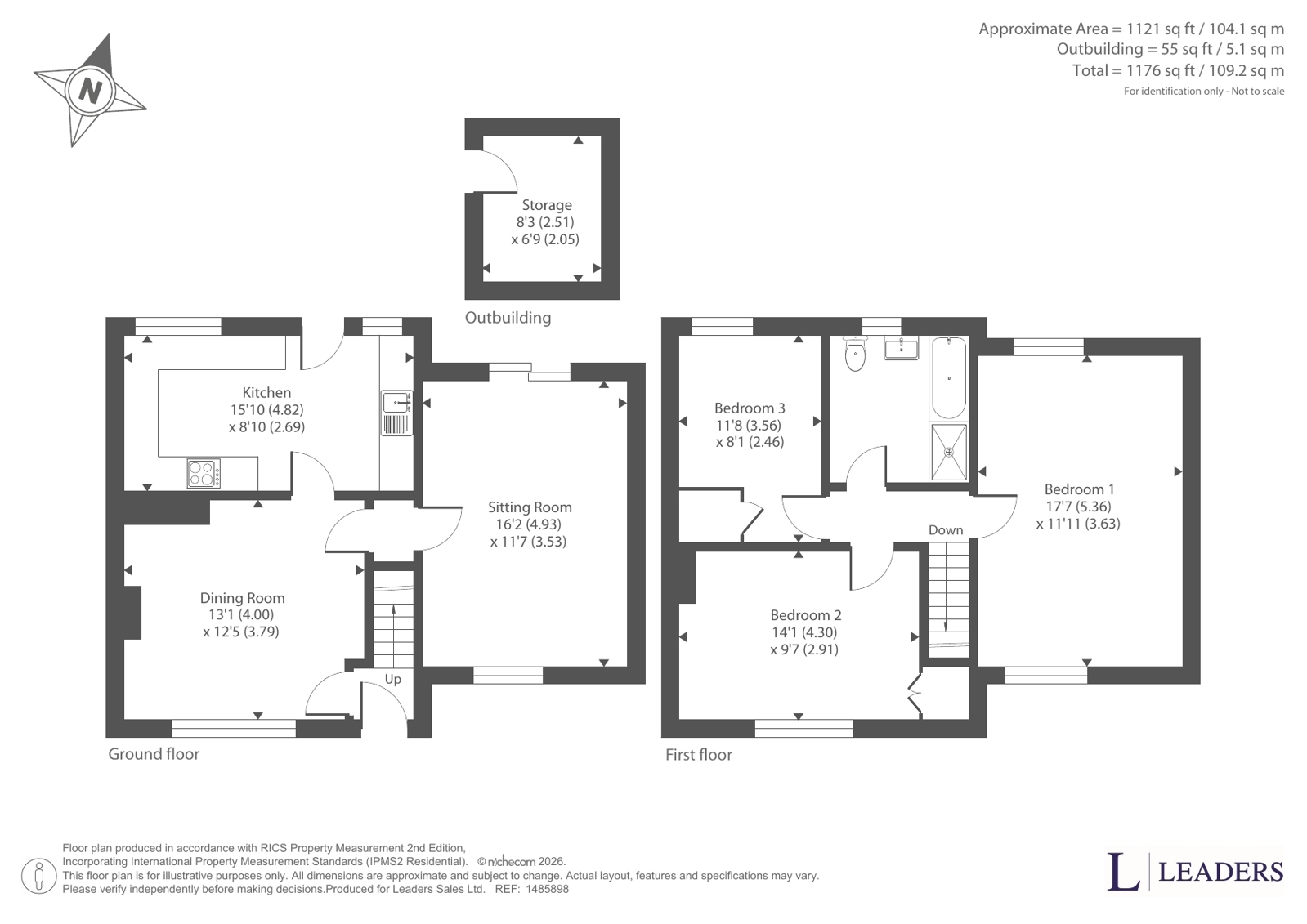 7, Sunnyfields Road, Essex floorplan