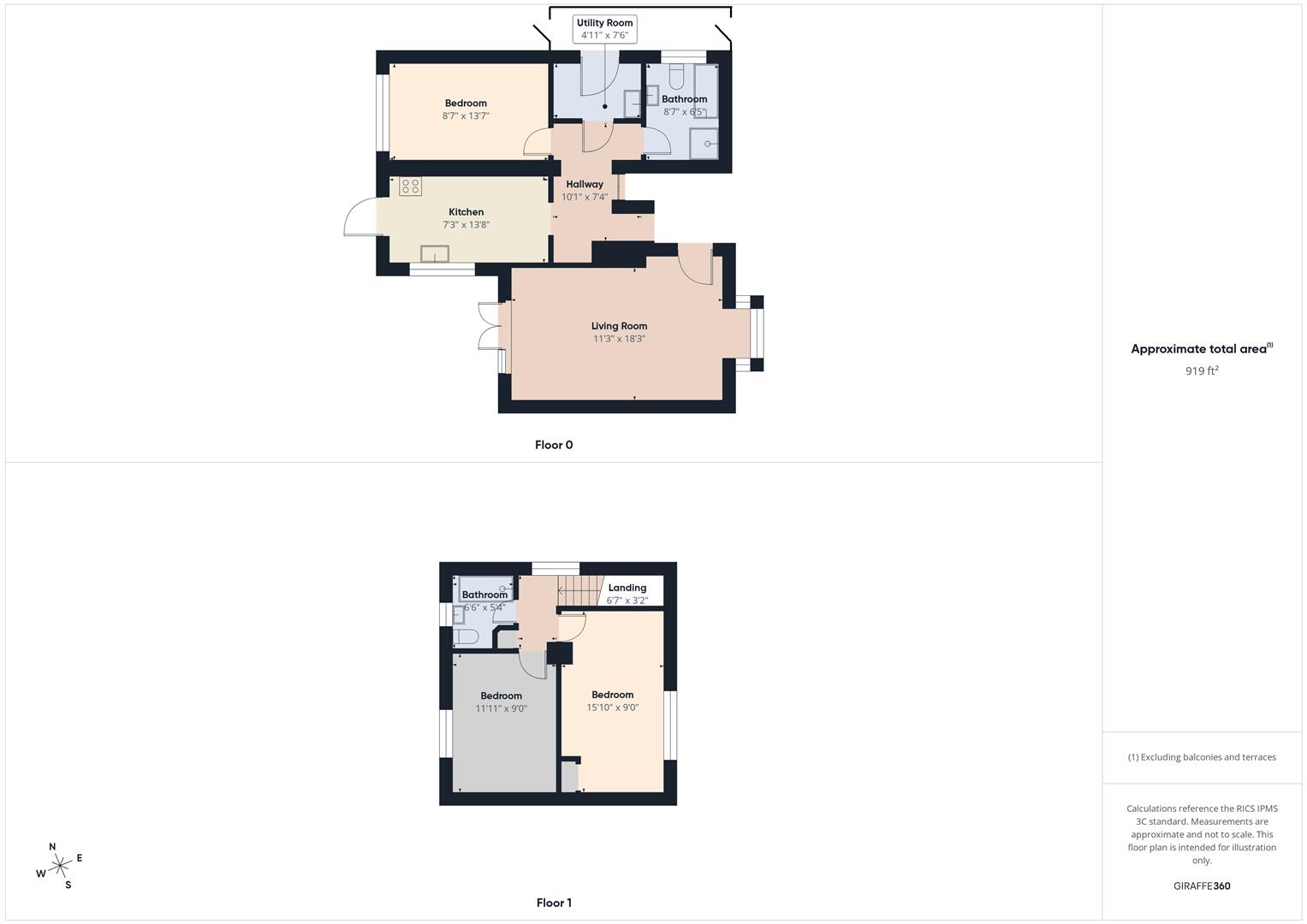 91, Forest Drive, Chelmsford floorplan