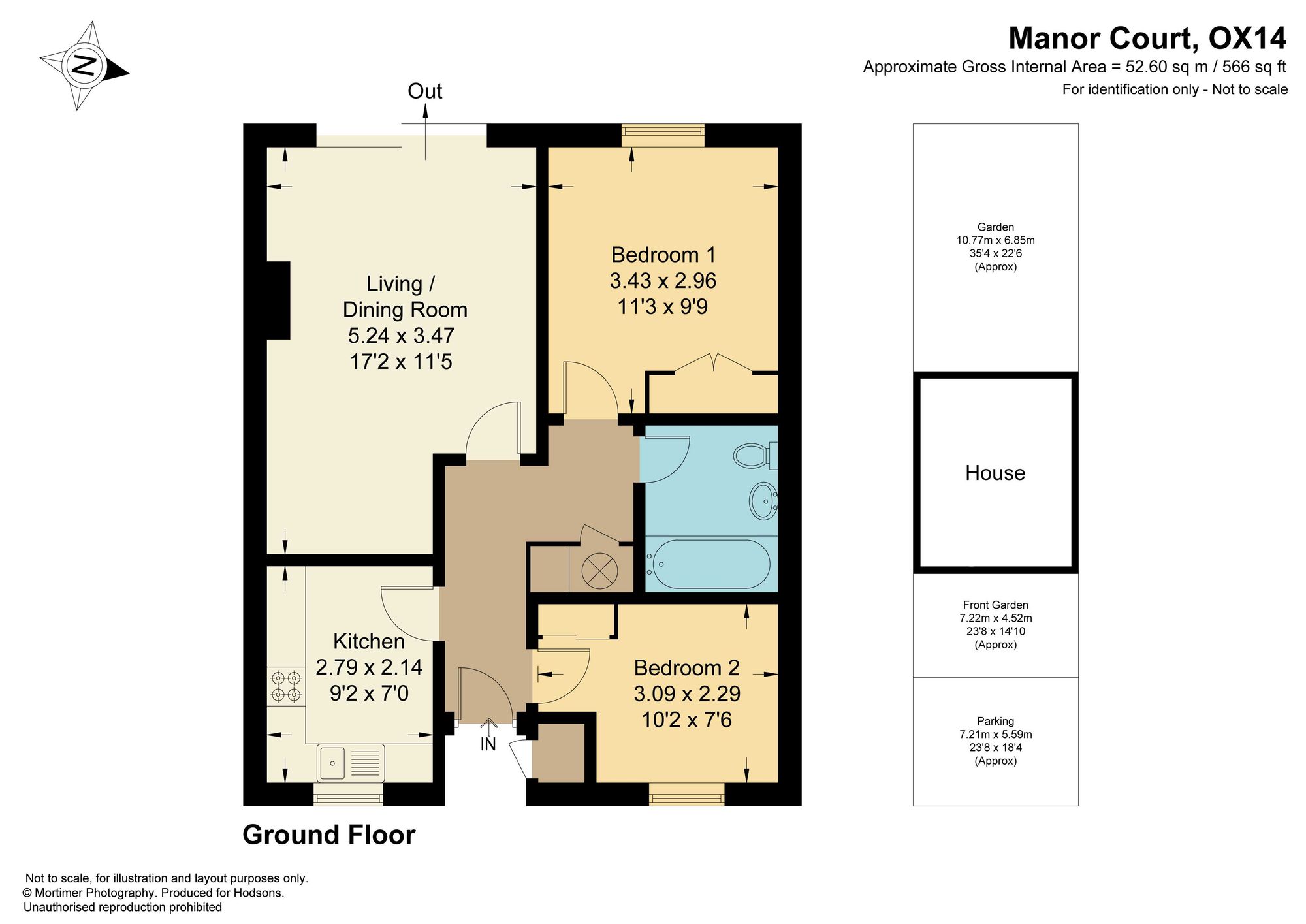 14 Manor Court, Abingdon floorplan