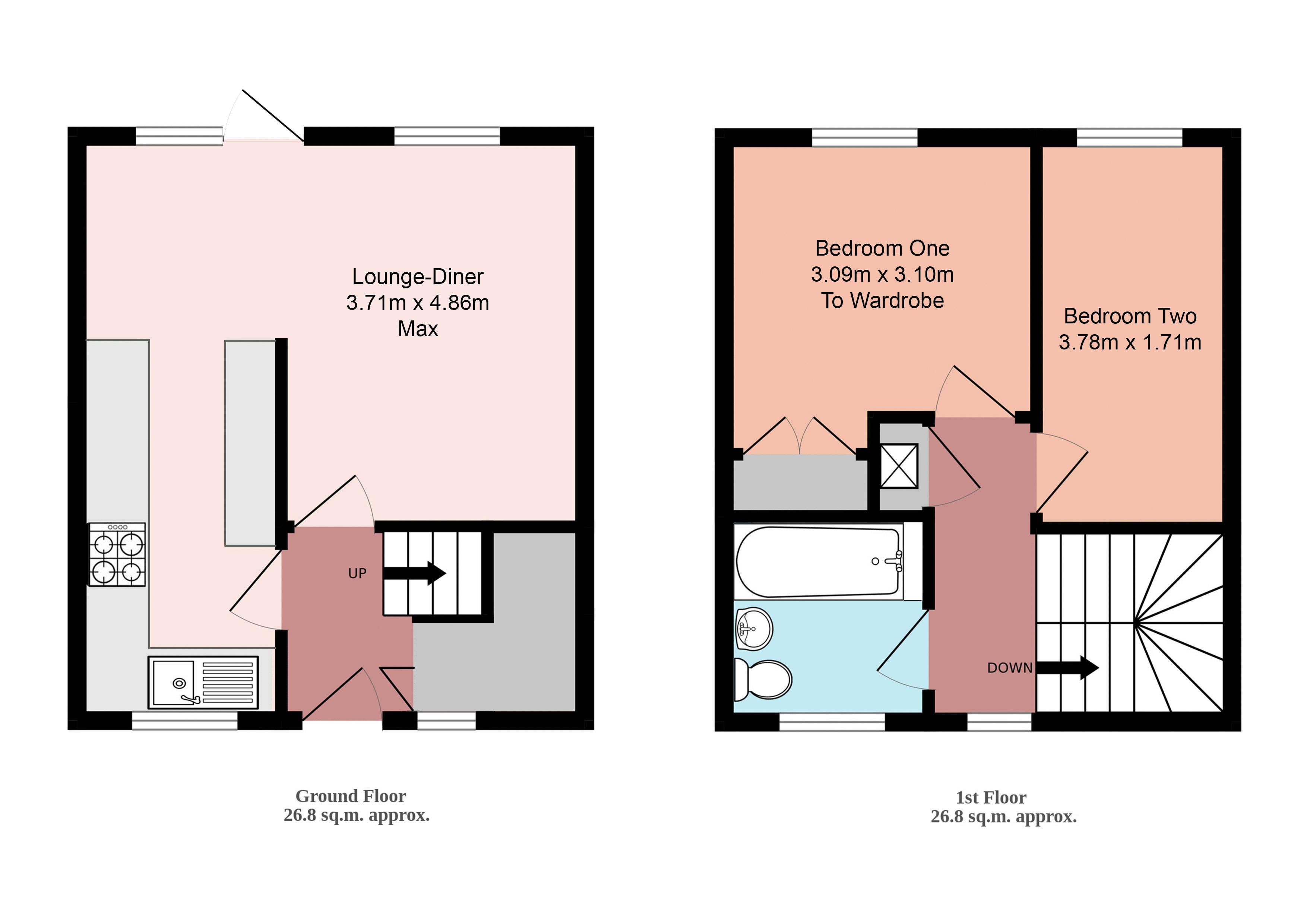 4, Denbigh Close, Southampton floorplan