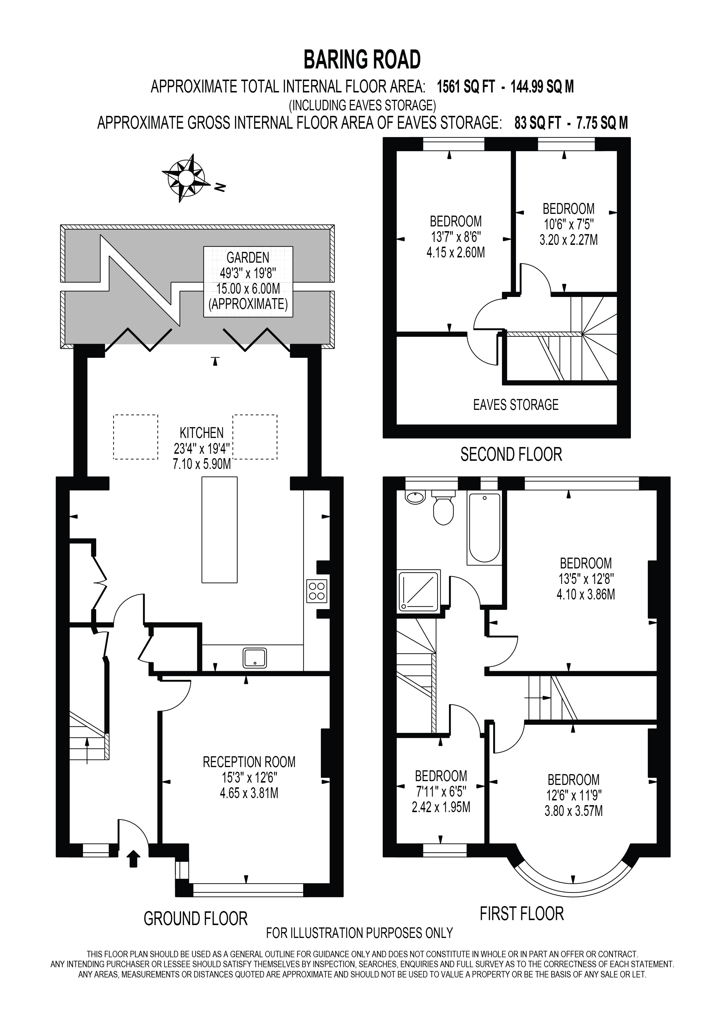 36, Baring Road, Surrey floorplan