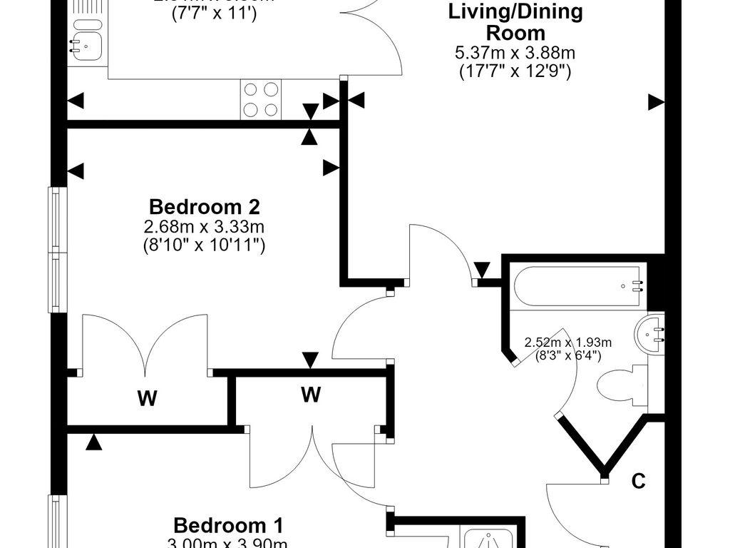 15/8, Mallard Walk, Prestonpans floorplan