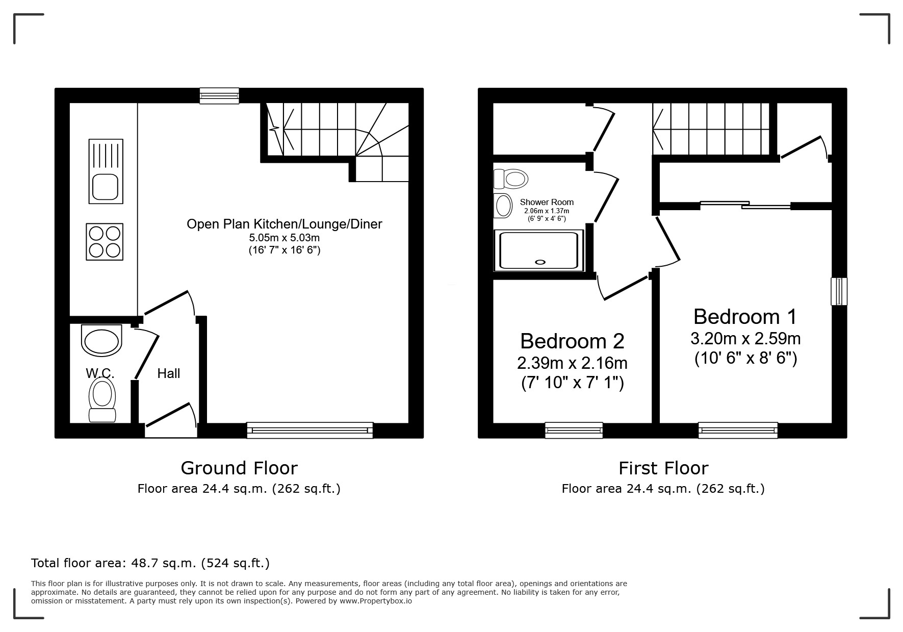 73, Captains Parade, Isle of Wight floorplan