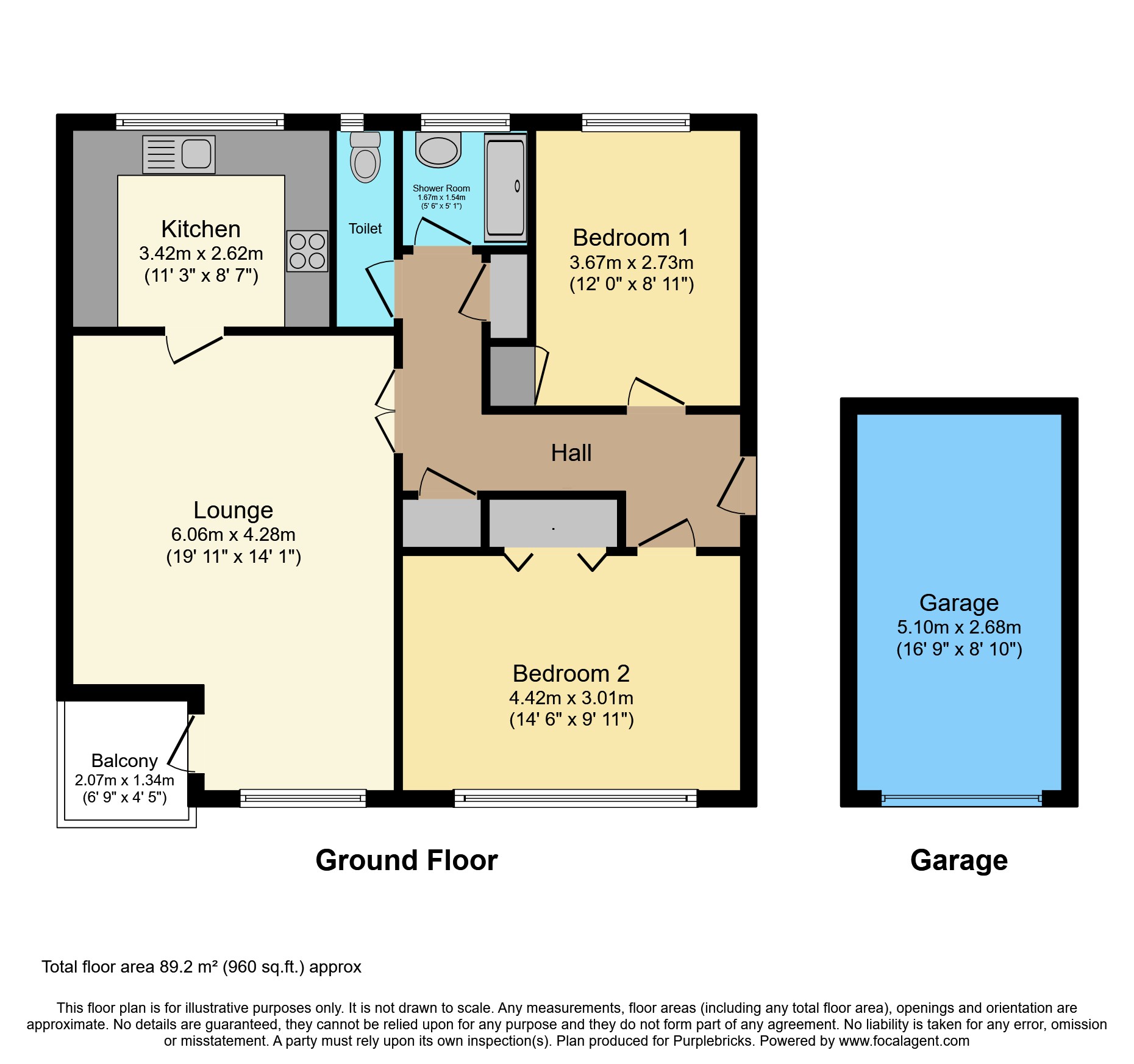 17, South View Court, Woking floorplan