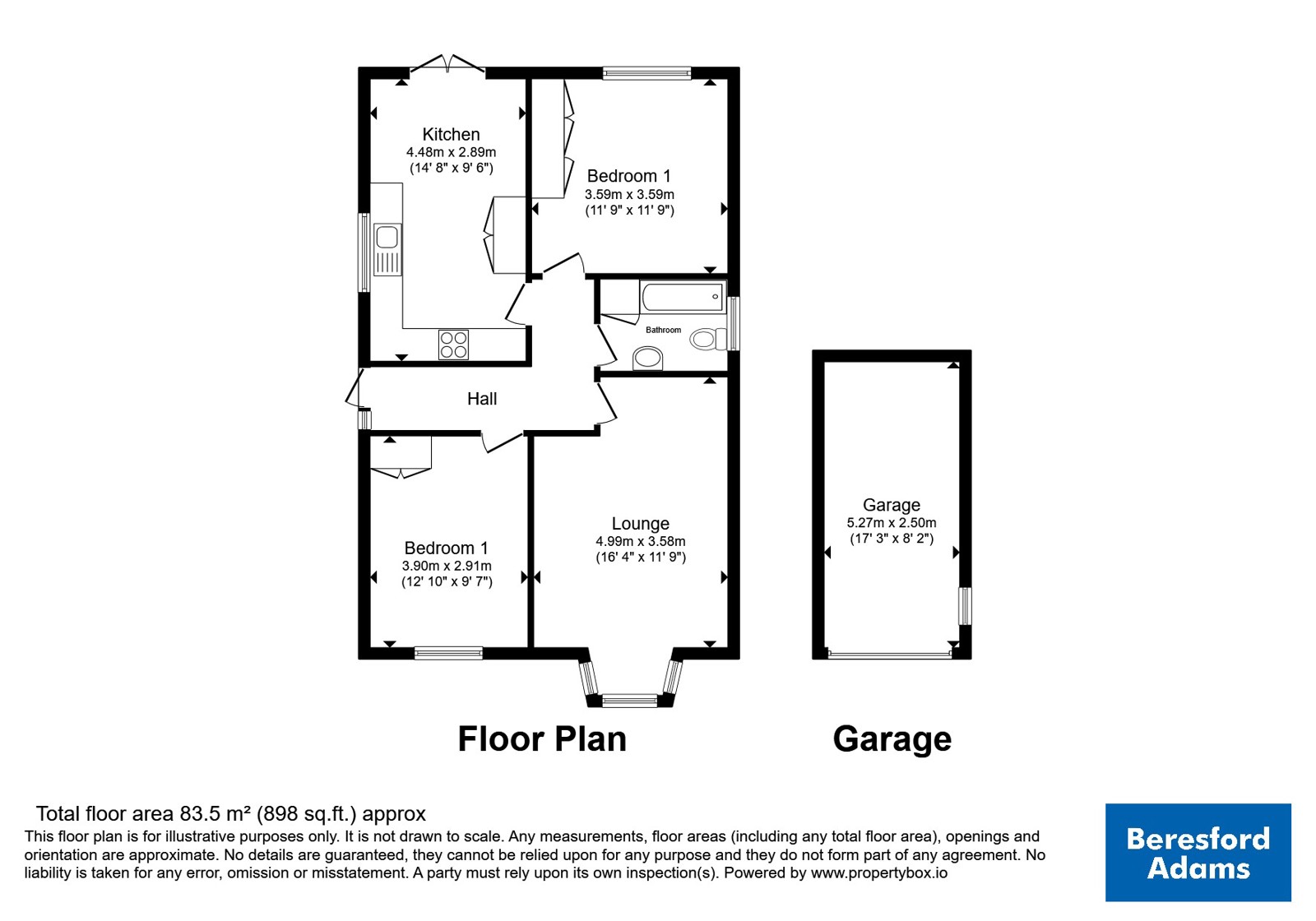 38, Lon Y Mes, Conwy floorplan