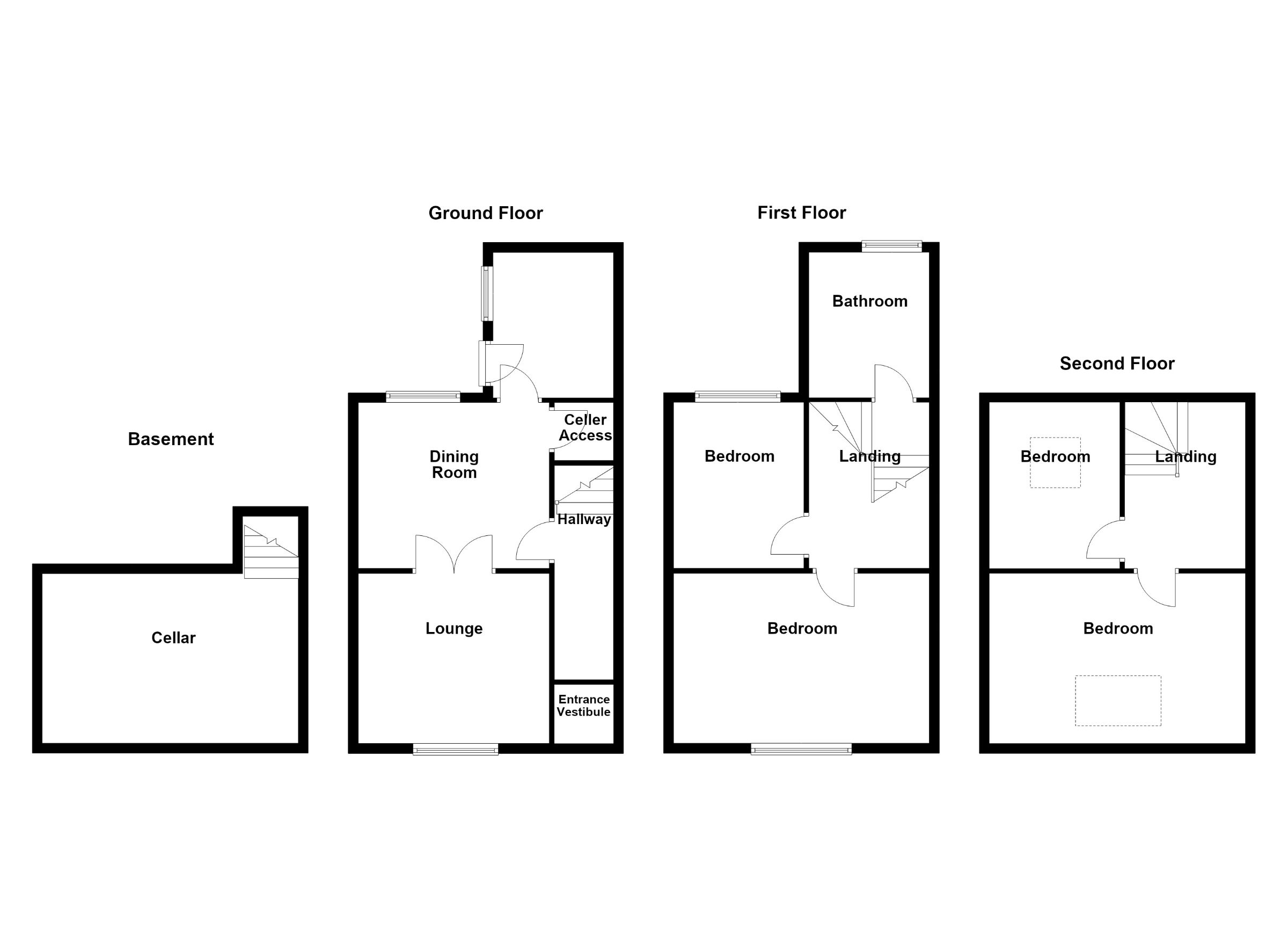 4 Carr Lane, Morecambe floorplan