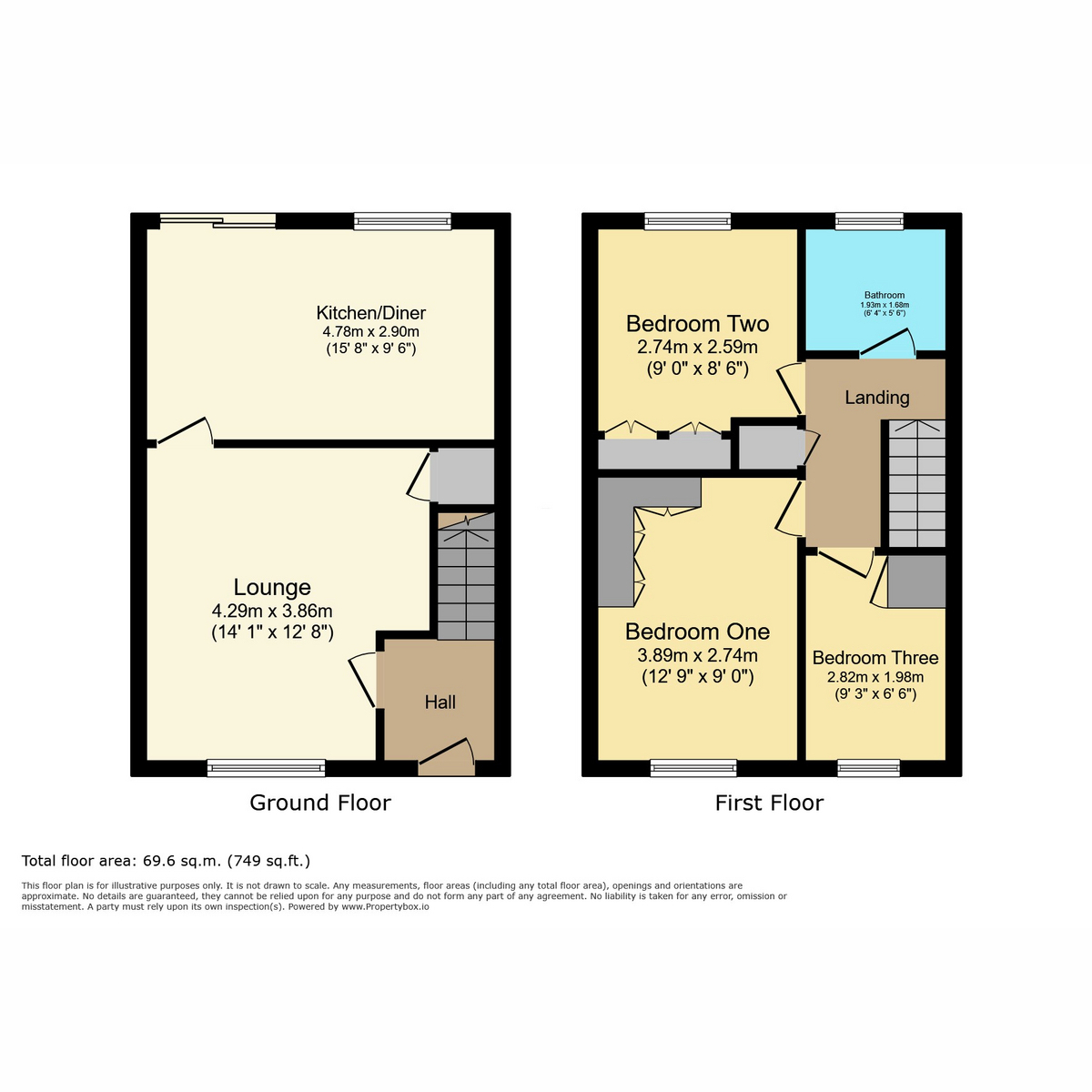 23, Watson Avenue, Market Harborough floorplan