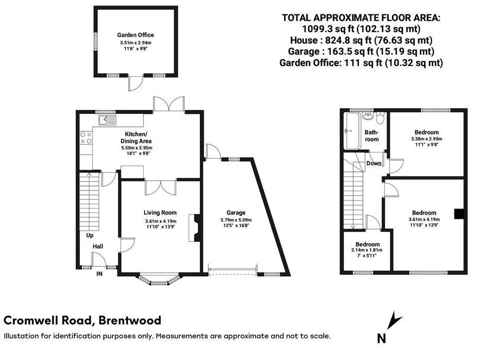 60, Cromwell Road, Brentwood floorplan