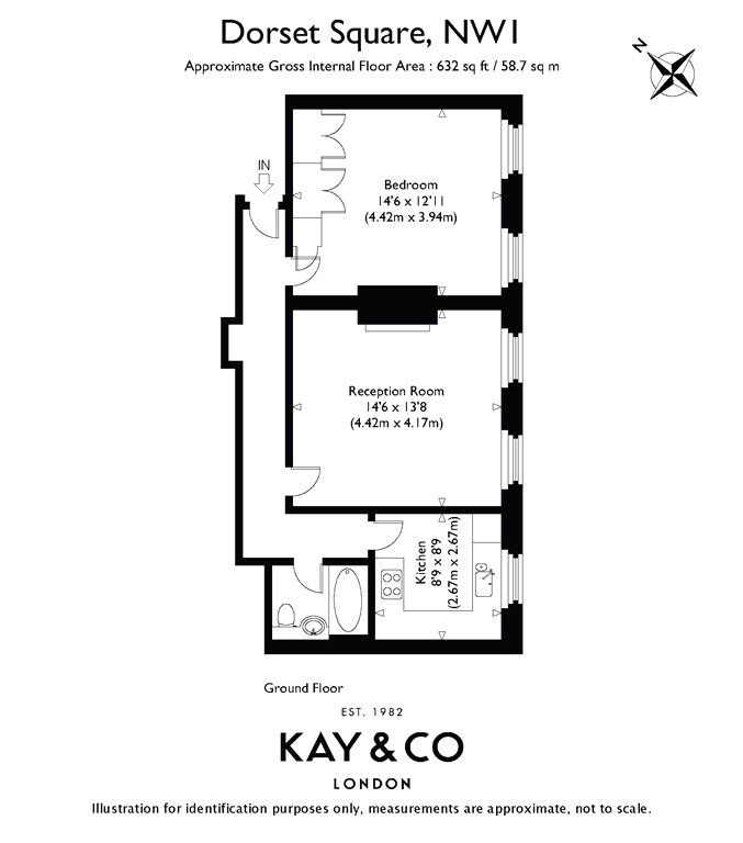 1 Bedrooms Flat to rent in Dorset Square, Regents Park NW1