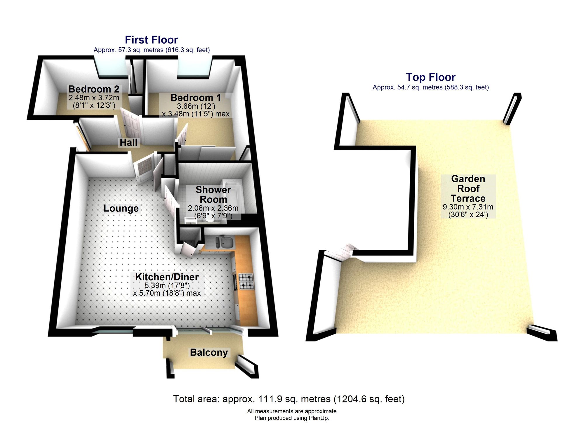 Apt 4, Lemont House, Sheffield floorplan
