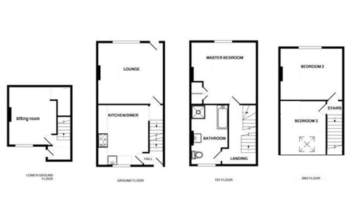 3 Bedrooms Terraced house for sale in Westfield Terrace, Baildon, Shipley BD17