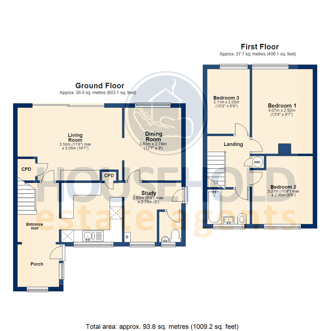 3 Bedrooms Semi-detached house for sale in Buttermere Avenue, Dunstable, Bedfordshire LU6