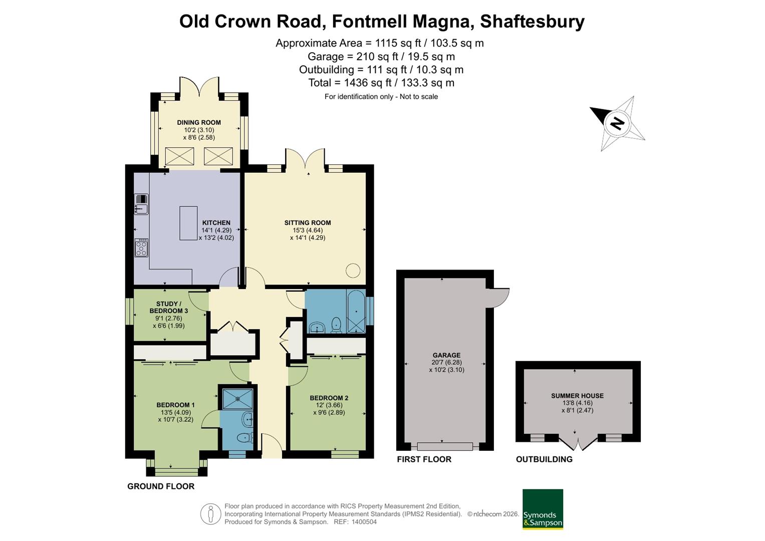 6, Old Crown Road, Shaftesbury floorplan