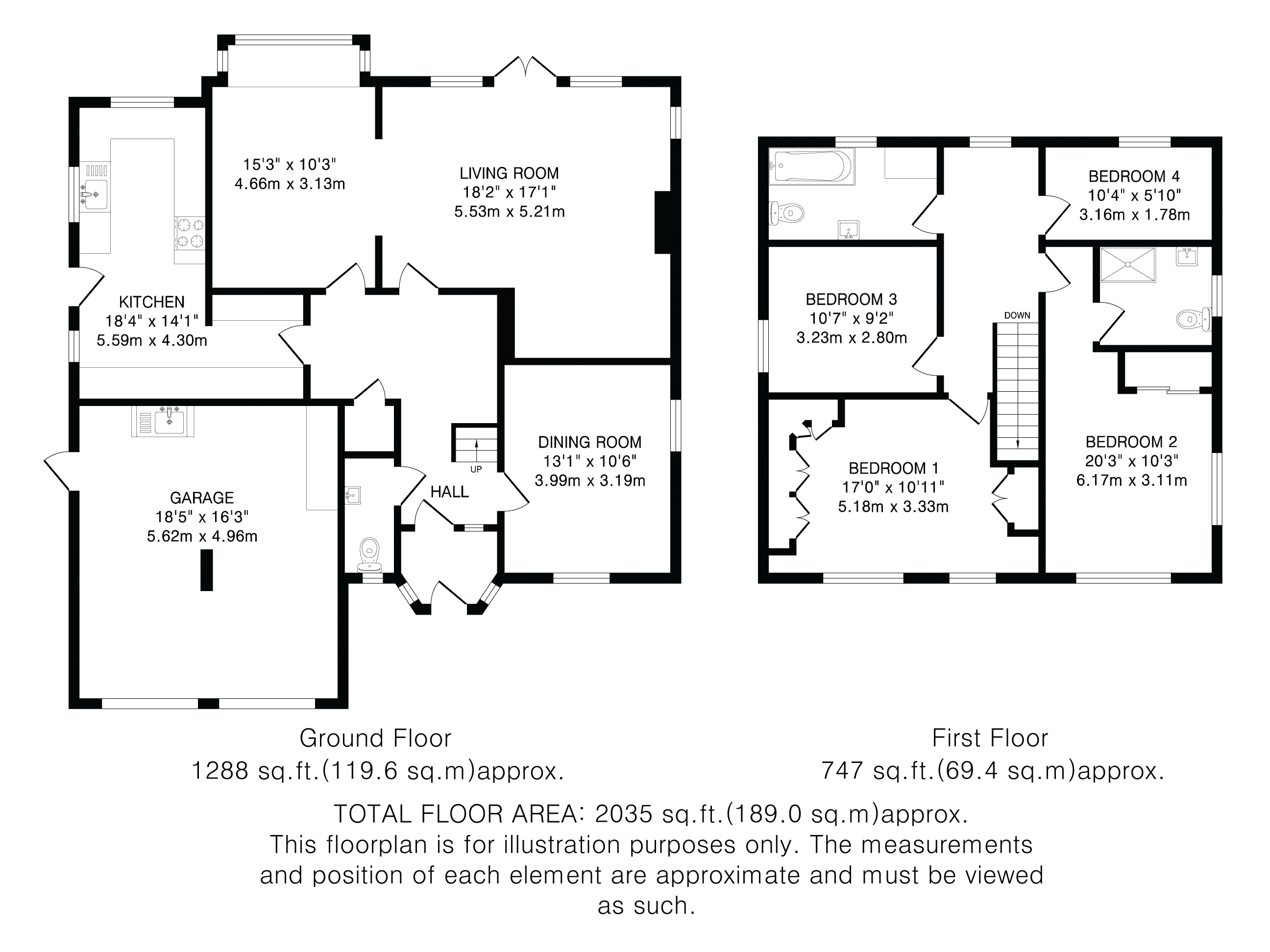 Holywell Road, Dunstable floorplan
