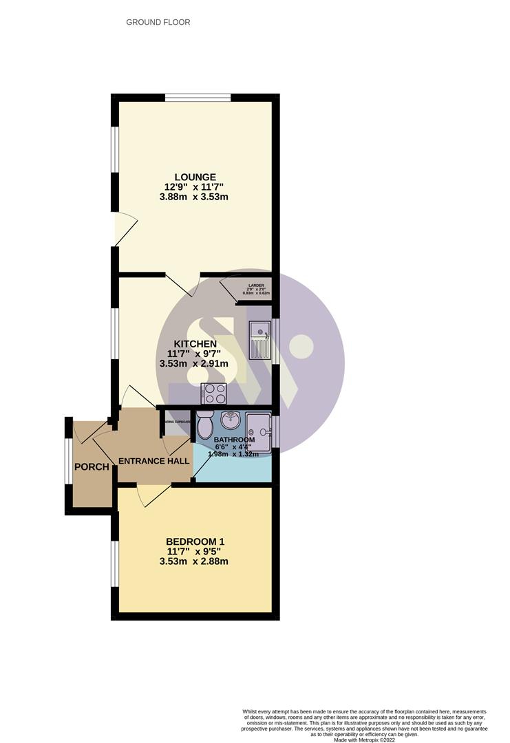 Wilby Park, Wilby, Wellingborough NN8, 1 bedroom detached bungalow for