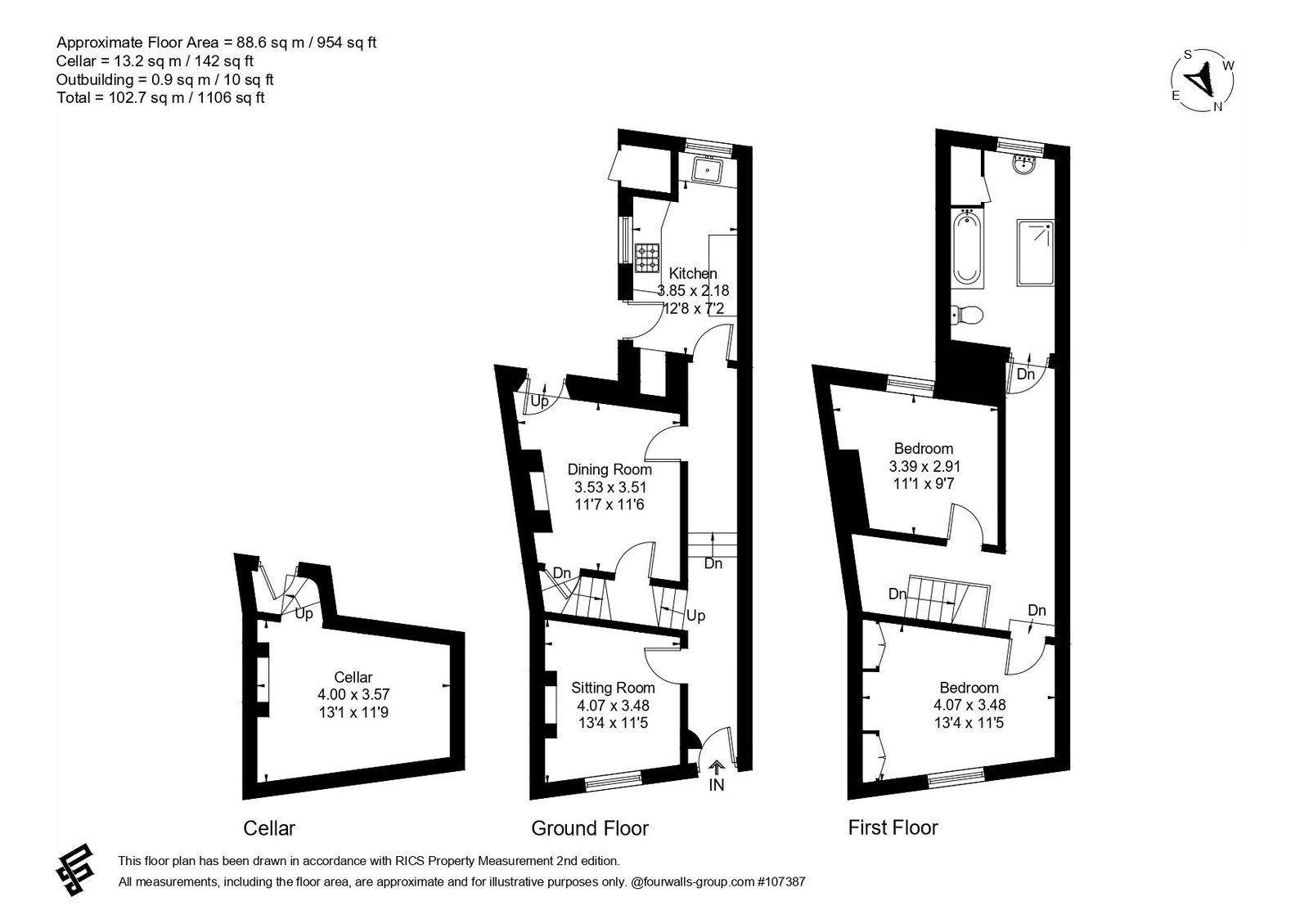 25, Sandford Street, Cheltenham floorplan