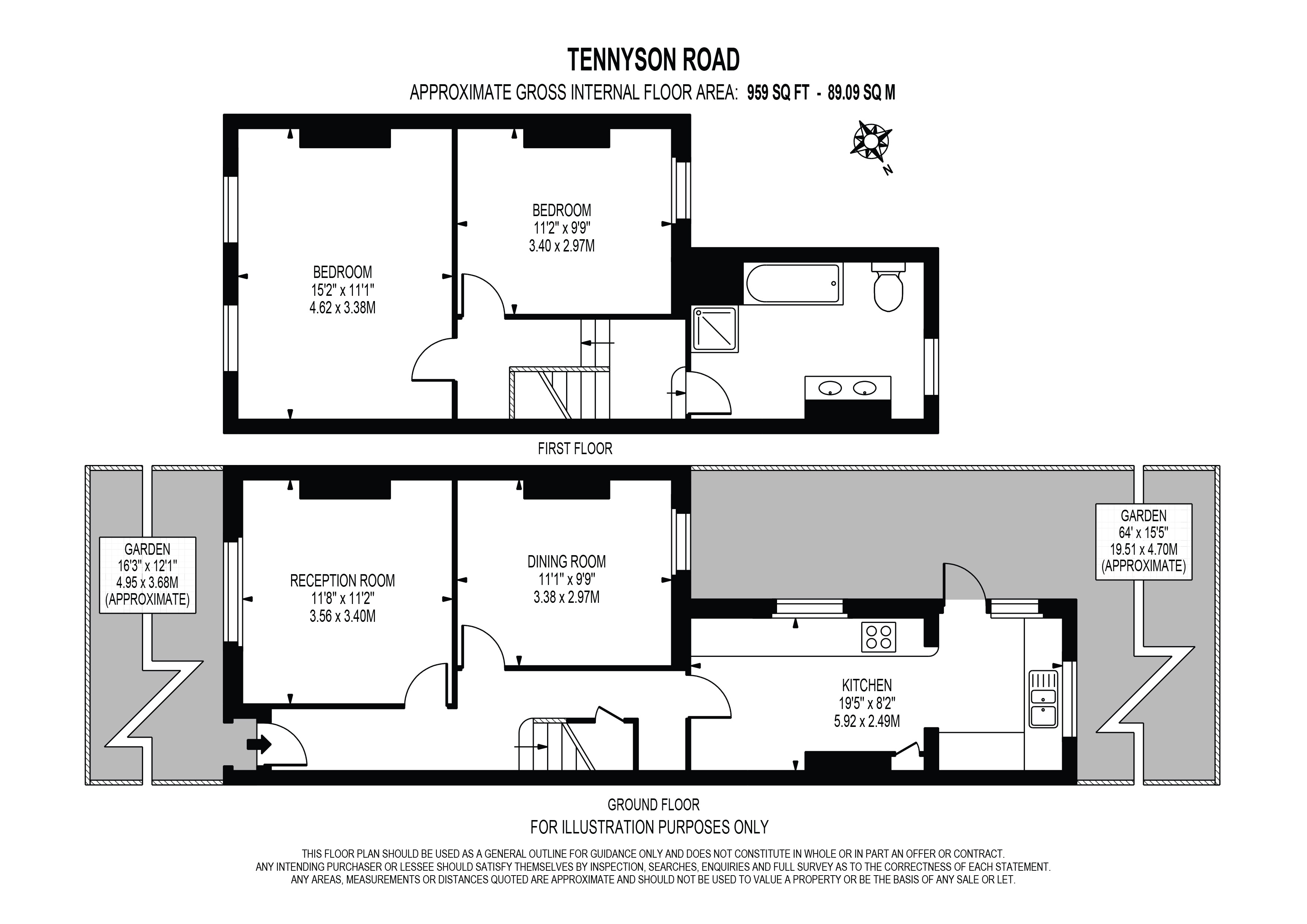 24, Tennyson Road, LONDON floorplan
