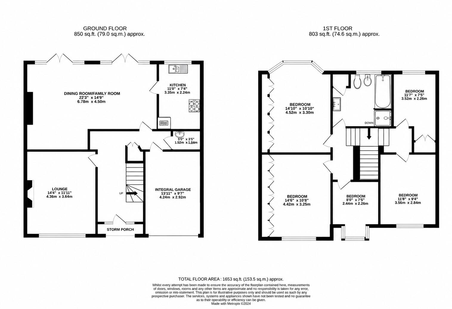 Fordbridge Road, Ashford floorplan