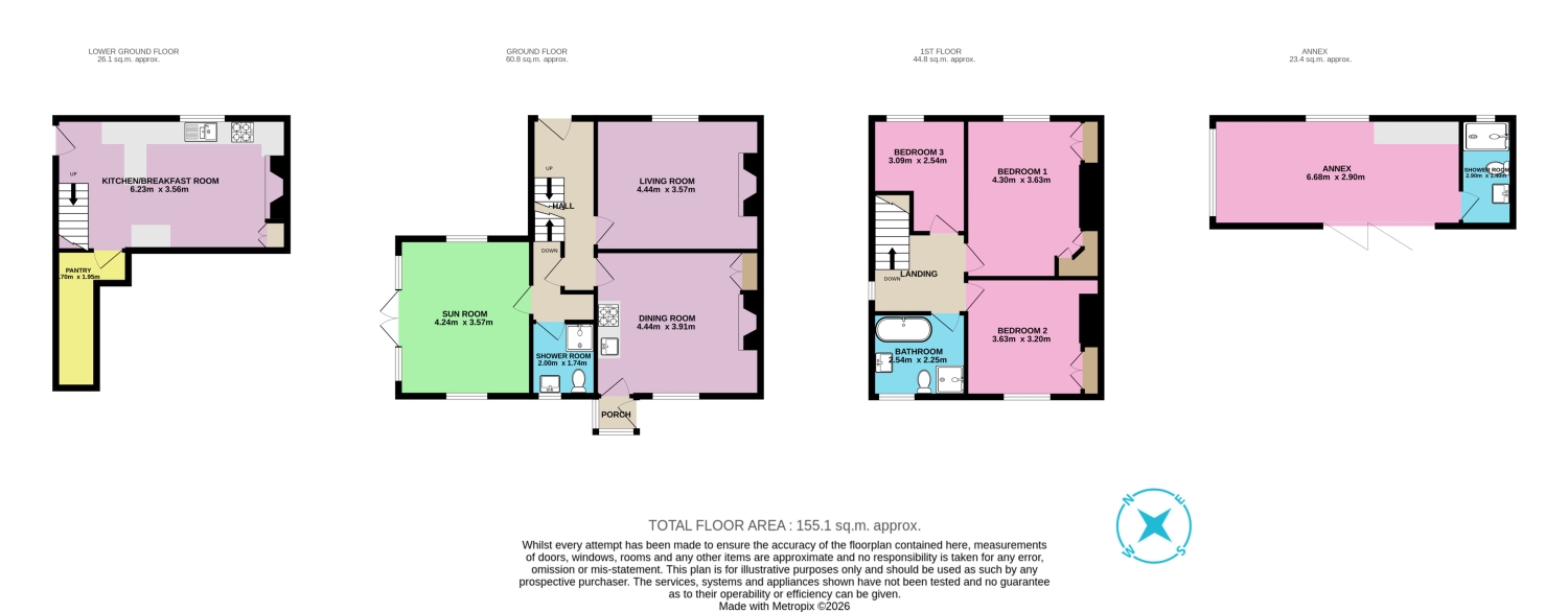 1, Oak View Luddendenfoot, Halifax floorplan